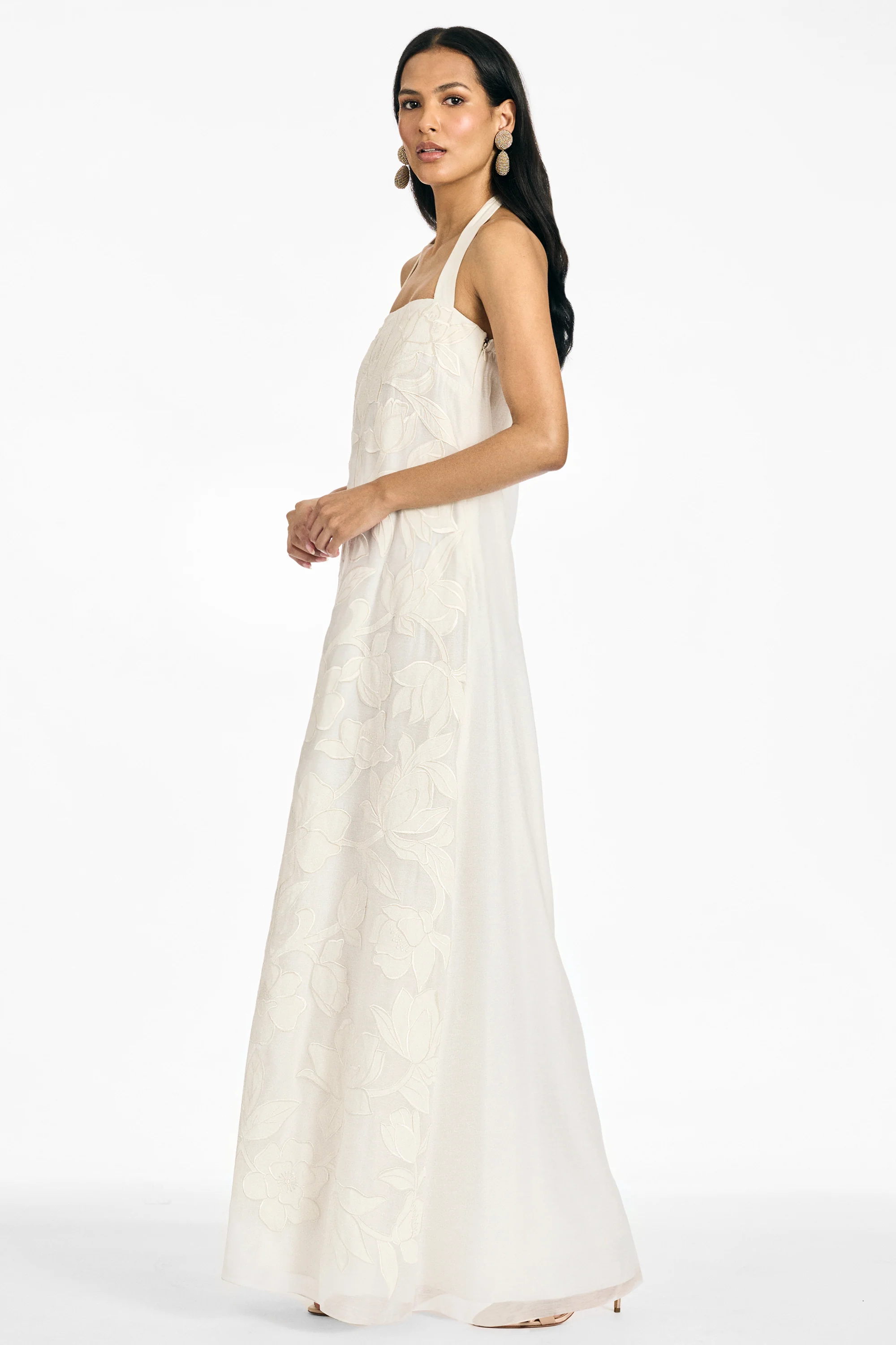 AMAL GOWN - ALABASTER - Image 7