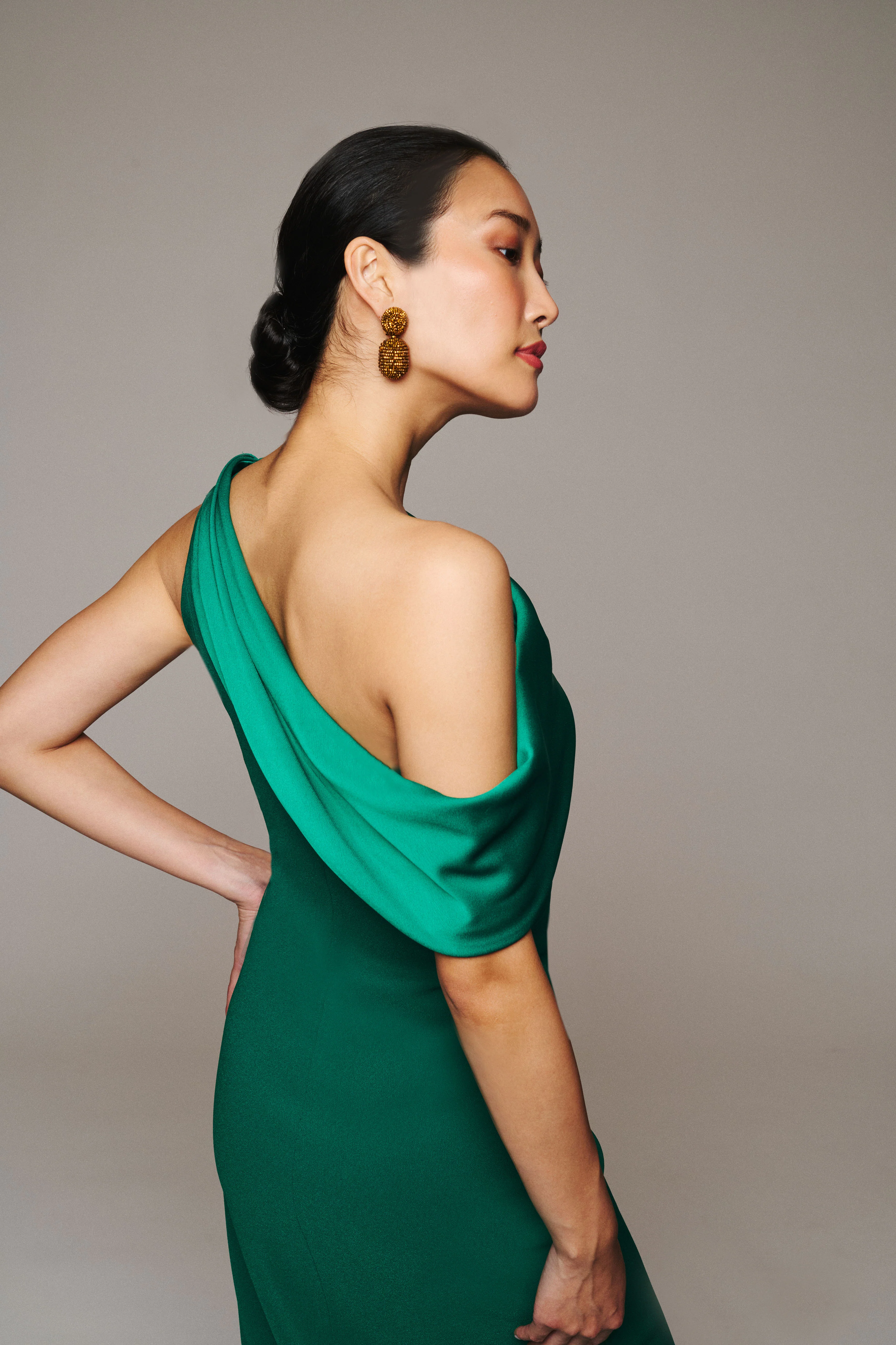 ANGELINA GOWN - EMERALD - FINAL SALE - Image 2