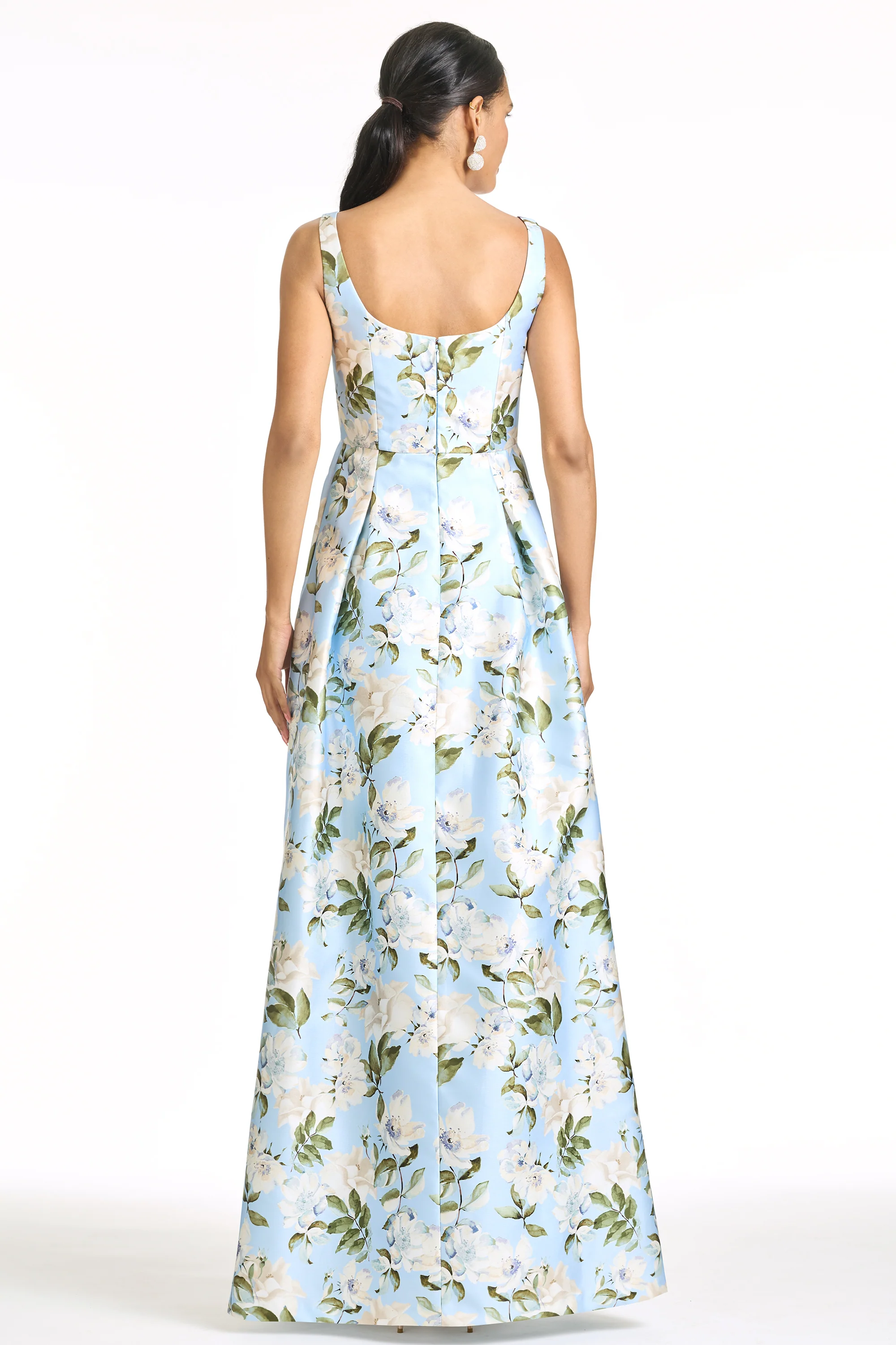 AURORA GOWN - SKY CAMELLIA - Image 4