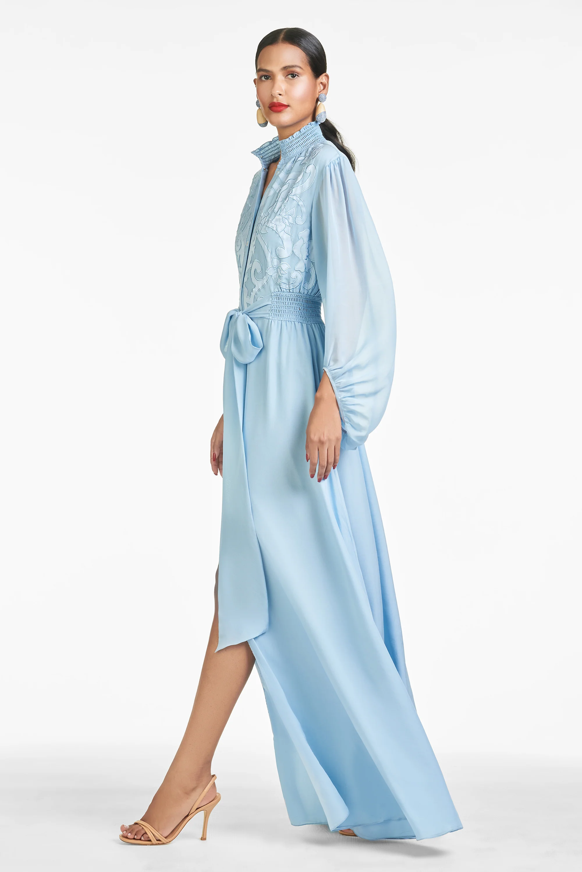 BEATRIX GOWN - CHAMBRAY BLUE - Image 4