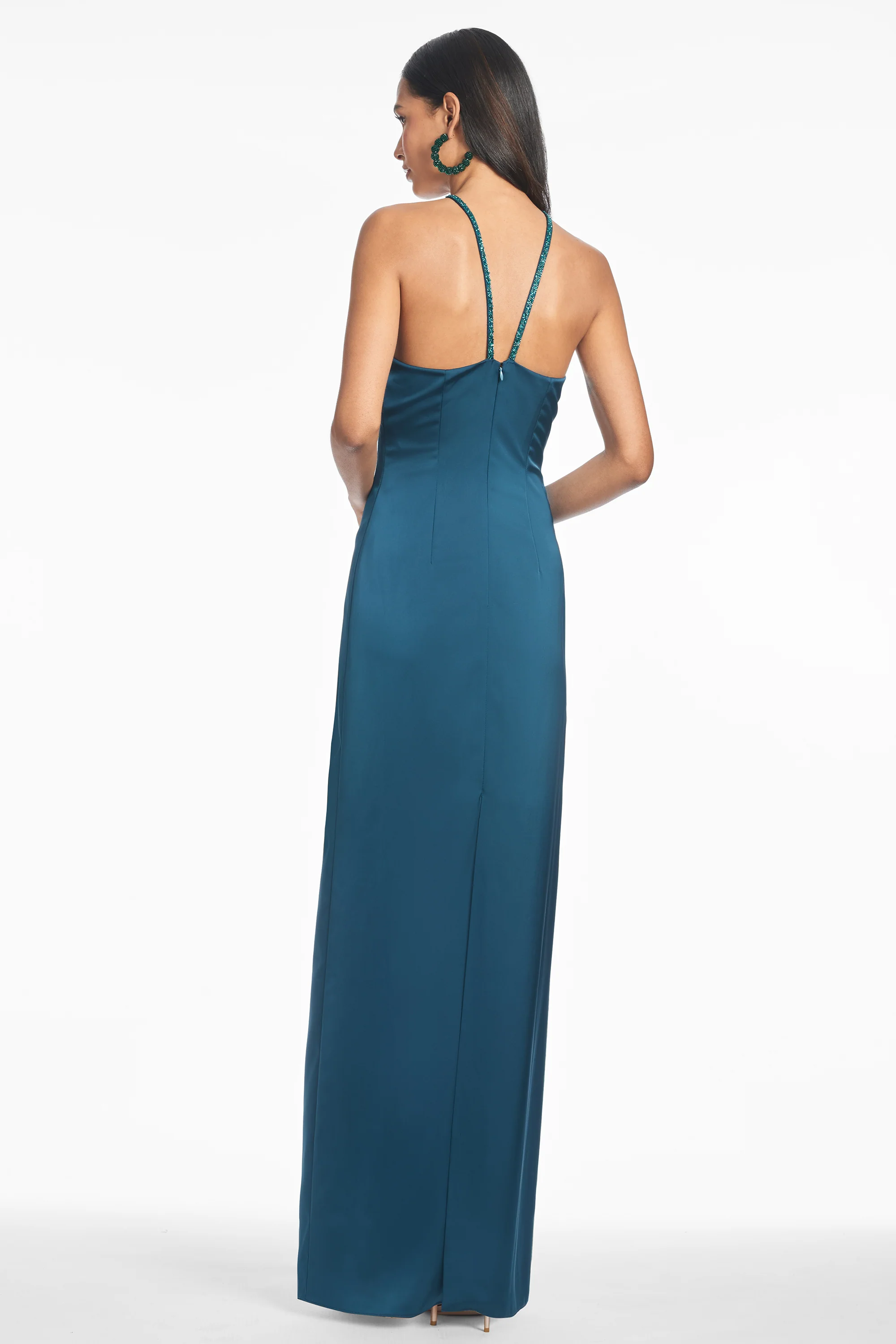 BECCA GOWN - BOTTLE GREEN - FINAL SALE - Image 4