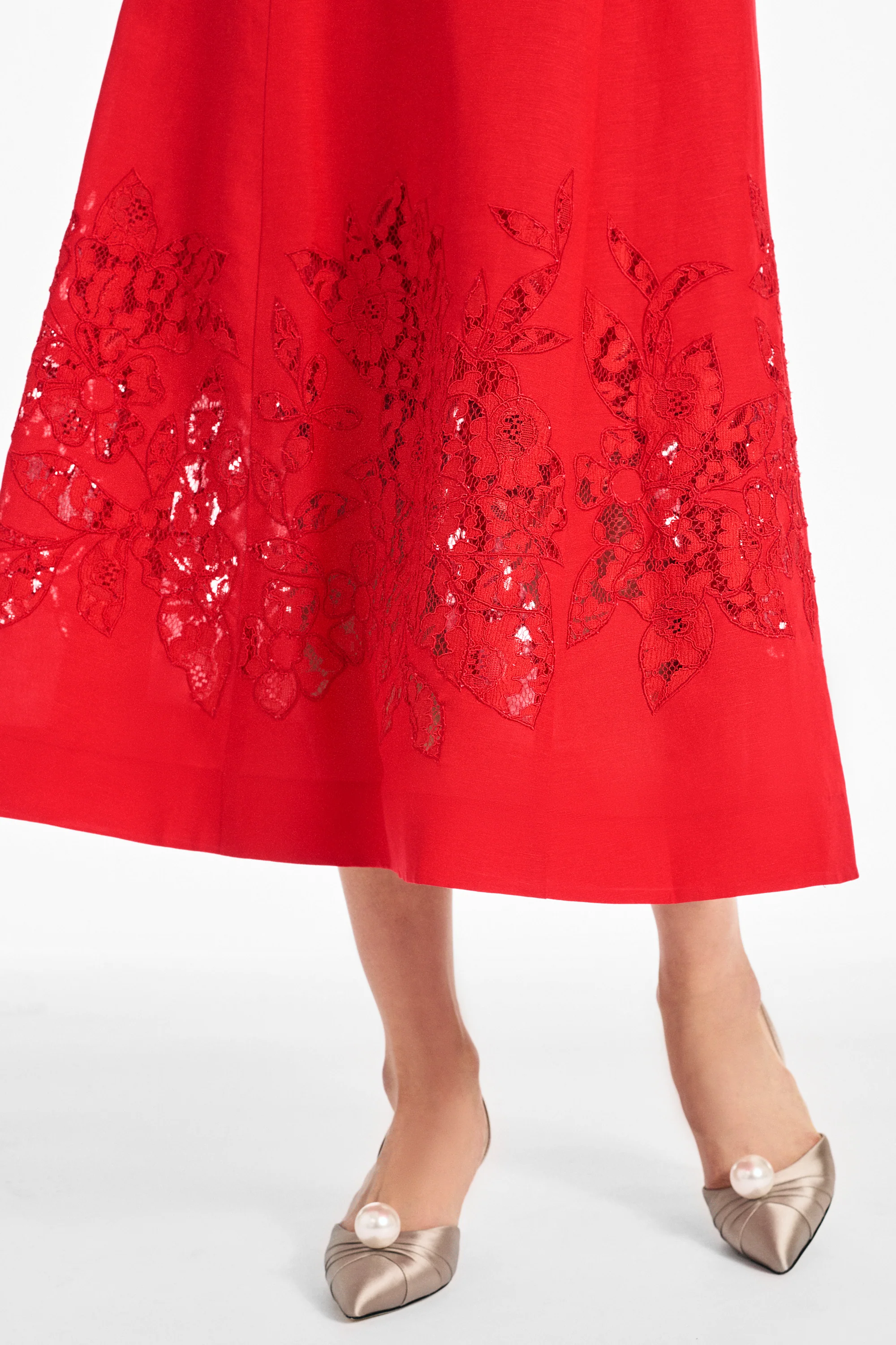 BRITTANY DRESS - CHERRY - Image 8