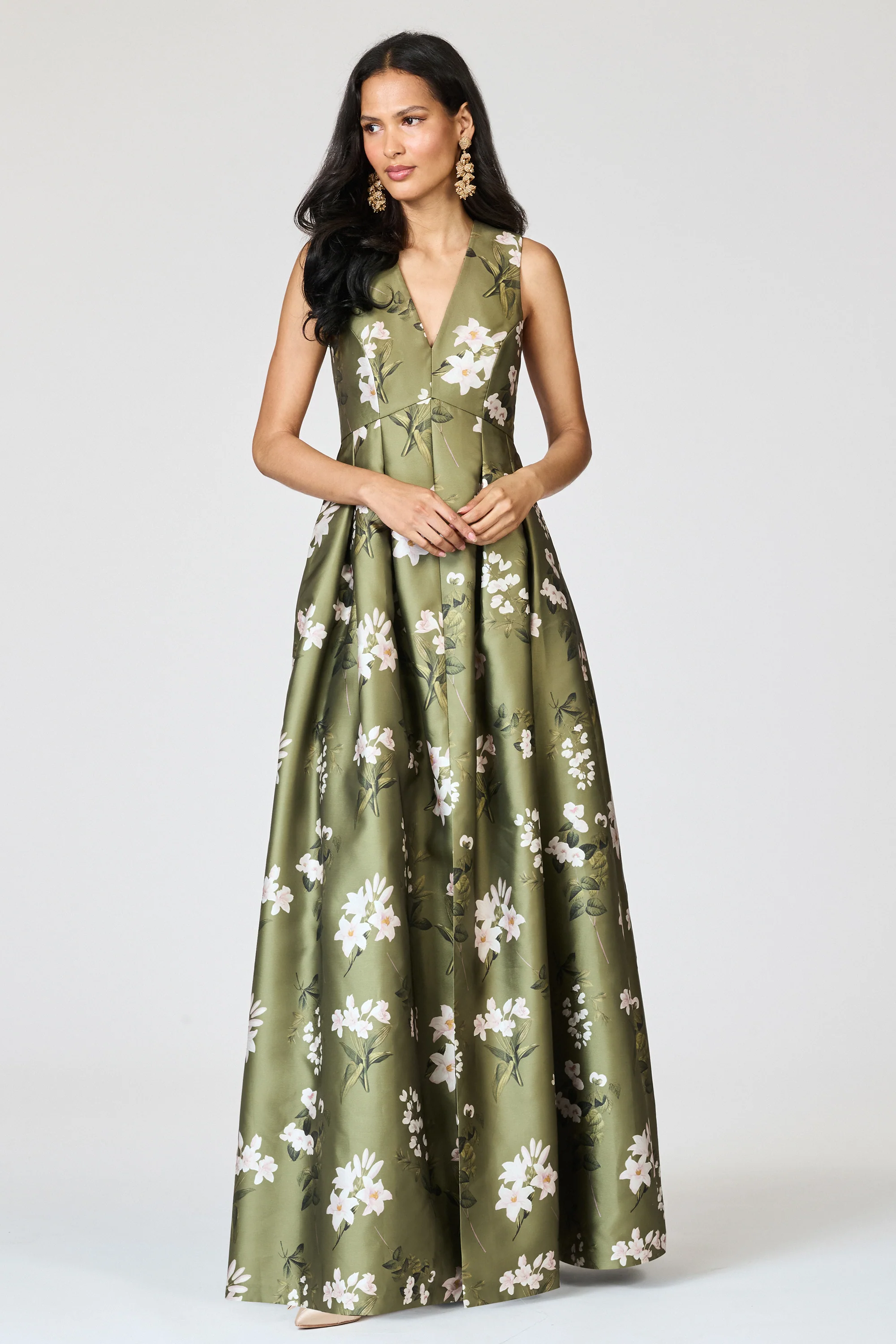BROOKE GOWN - MOSS FORMOSA - FINAL SALE