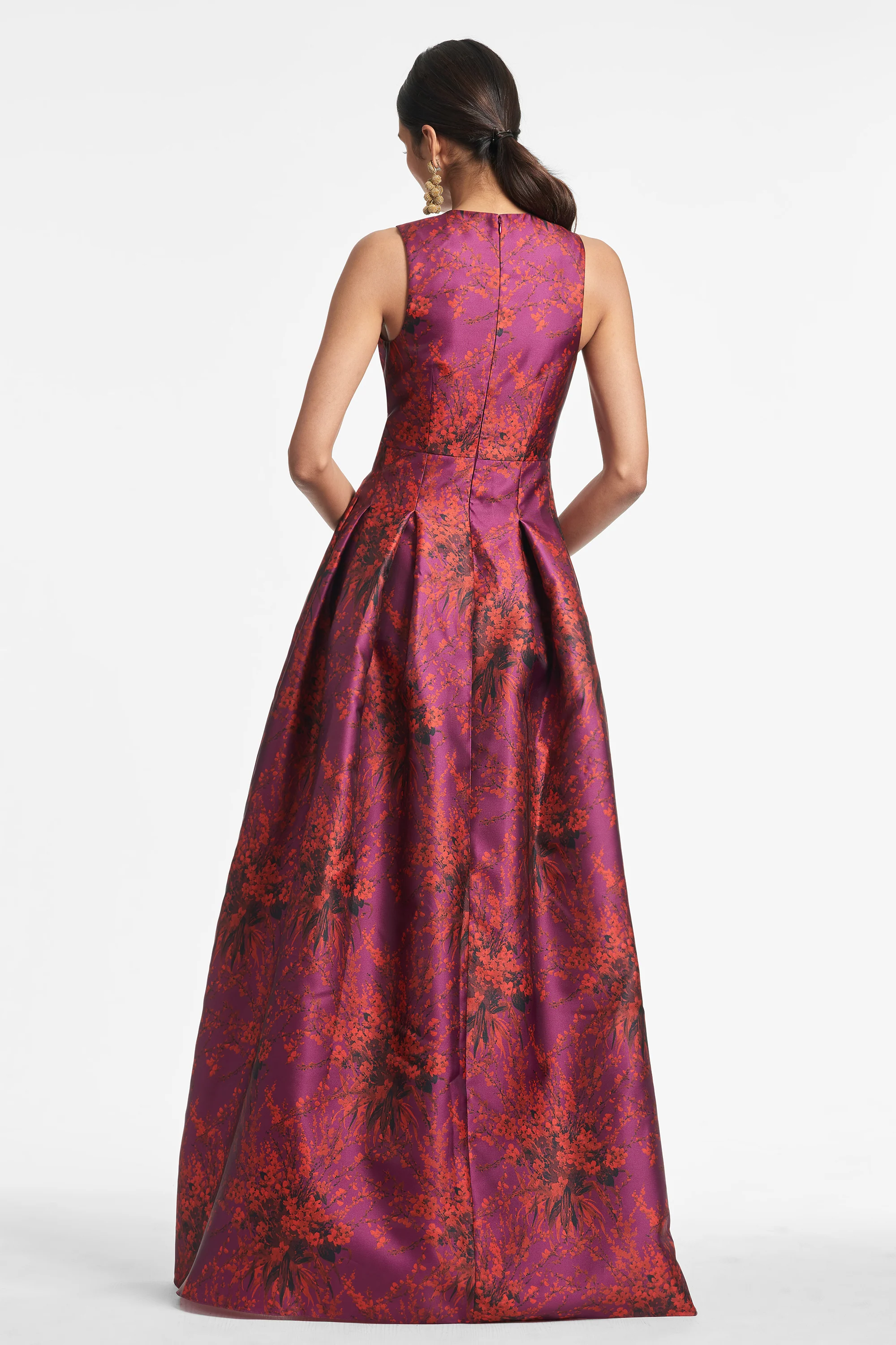BROOKE GOWN - RASPBERRY BOUQUET MULTI - FINAL SALE - Image 3