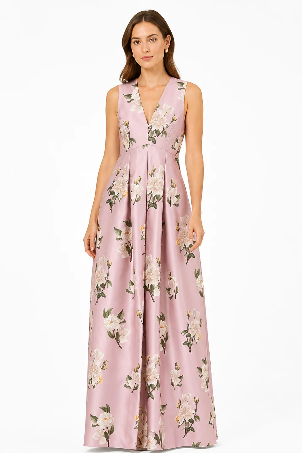 BROOKLYNNE GOWN - ROSE QUARTZ TEA ROSES