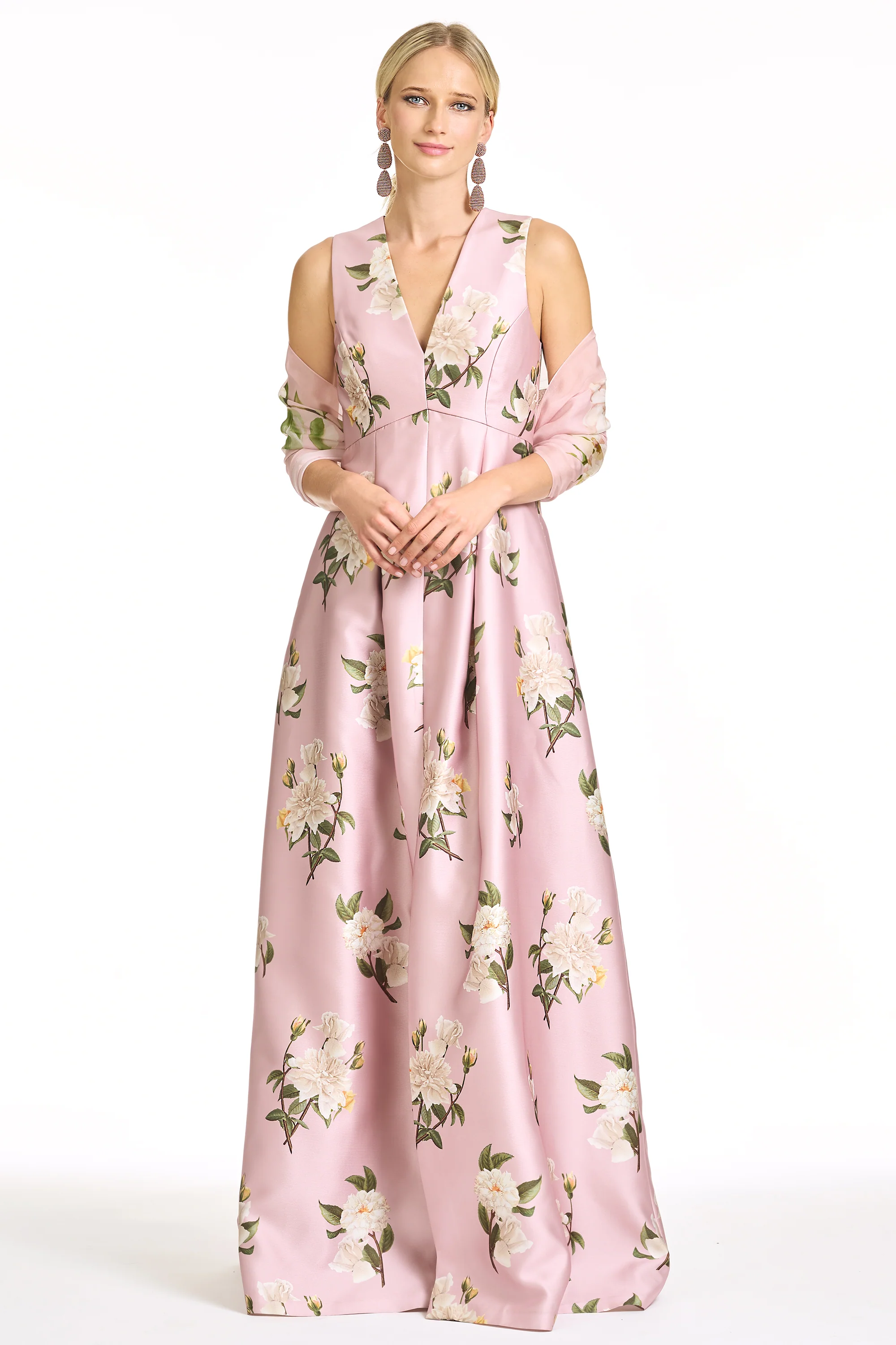 BROOKLYNNE GOWN - ROSE QUARTZ TEA ROSES - Image 4