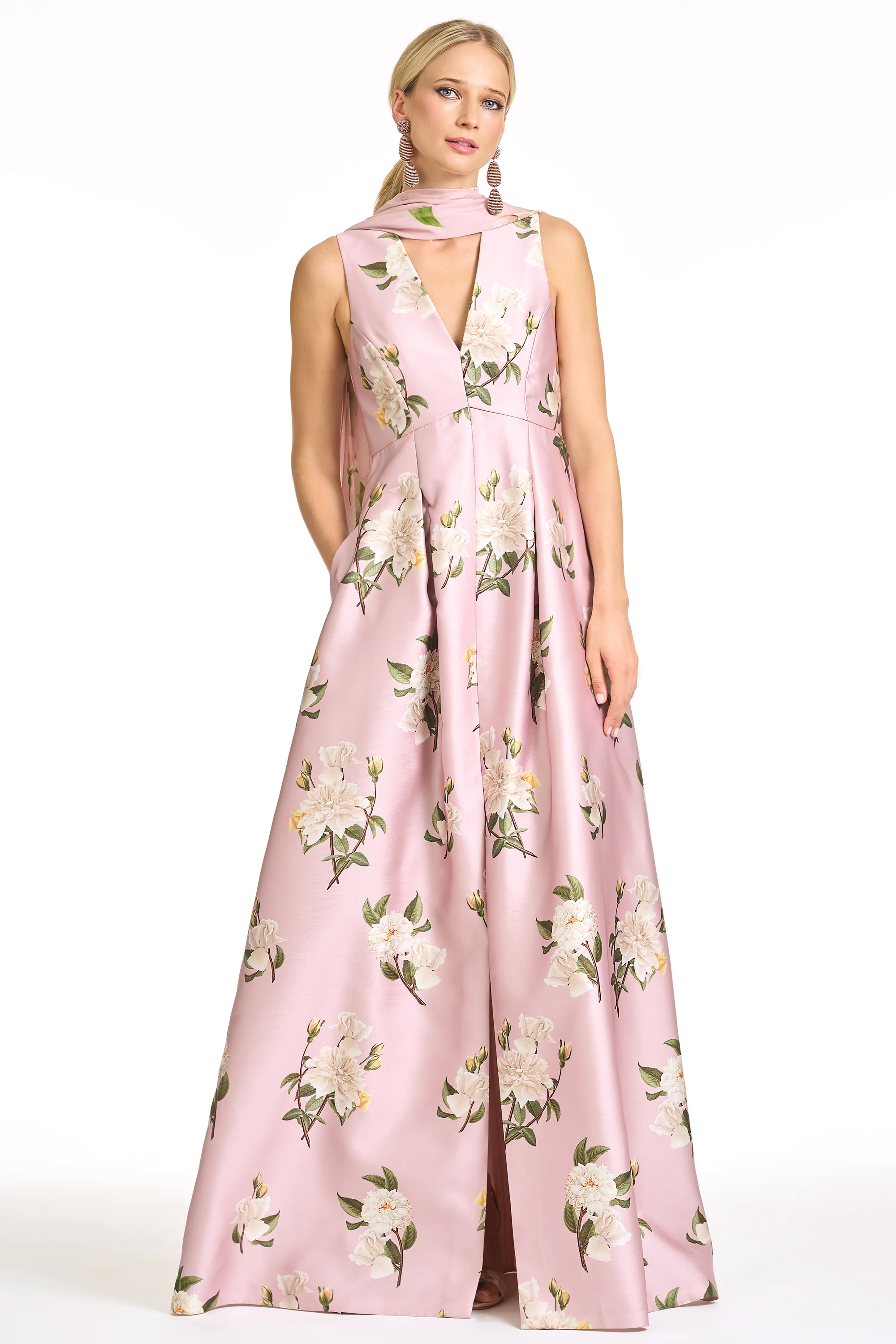 BROOKLYNNE GOWN - ROSE QUARTZ TEA ROSES - Image 5