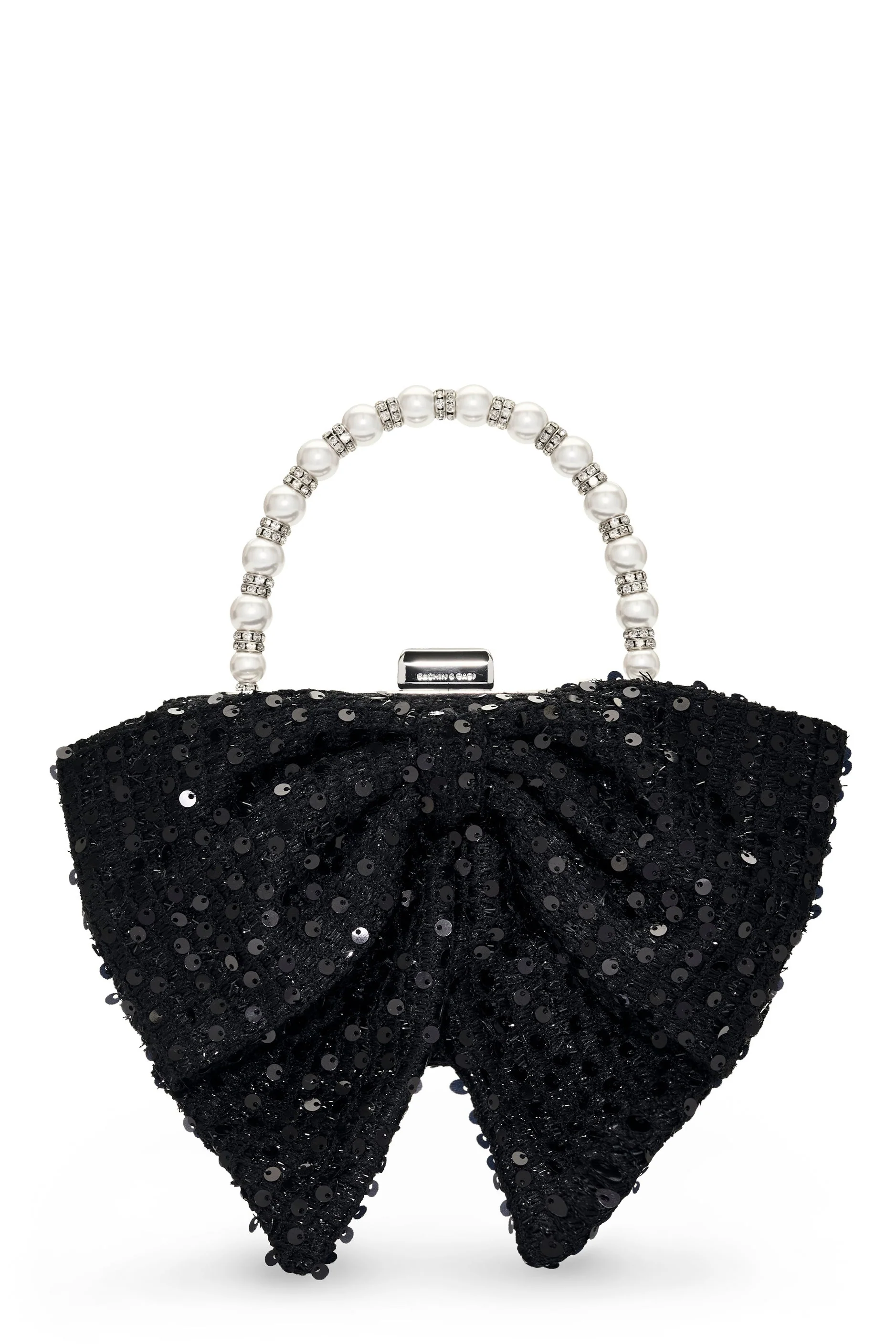 BUBBLY BAG - BLACK SEQUINS