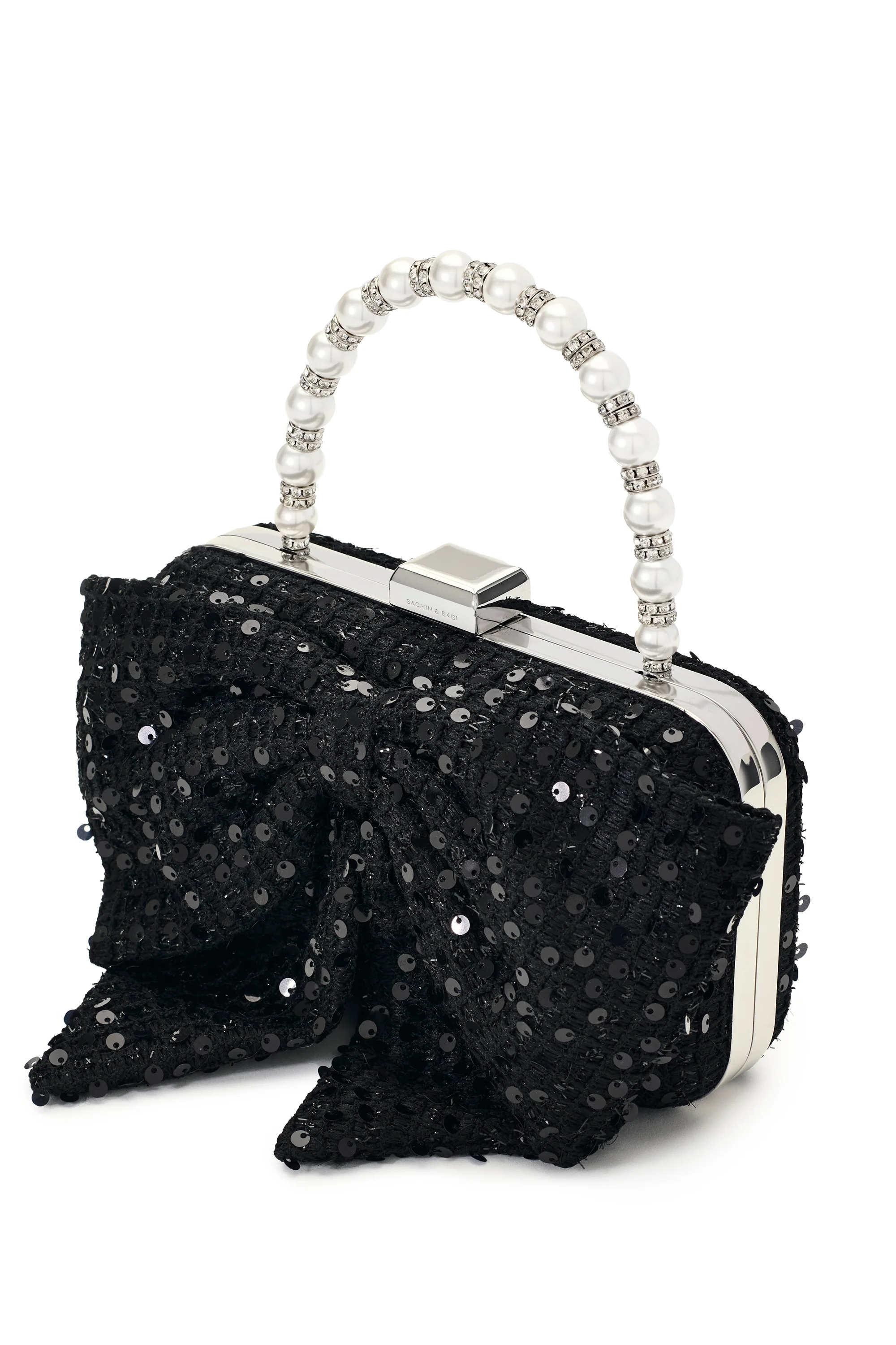BUBBLY BAG - BLACK SEQUINS - Image 2