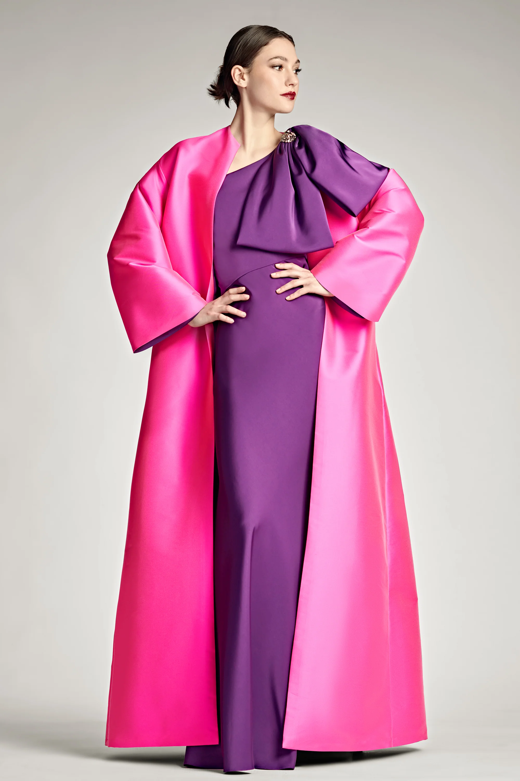 CALLIOPE COAT - FUCHSIA