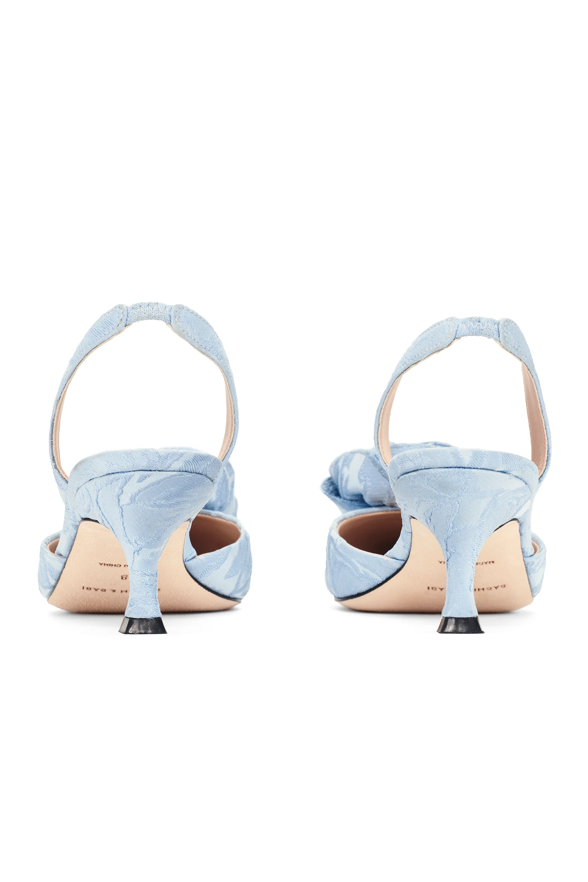 CARNEGIE KITTEN HEEL - ICE BLUE - Image 4