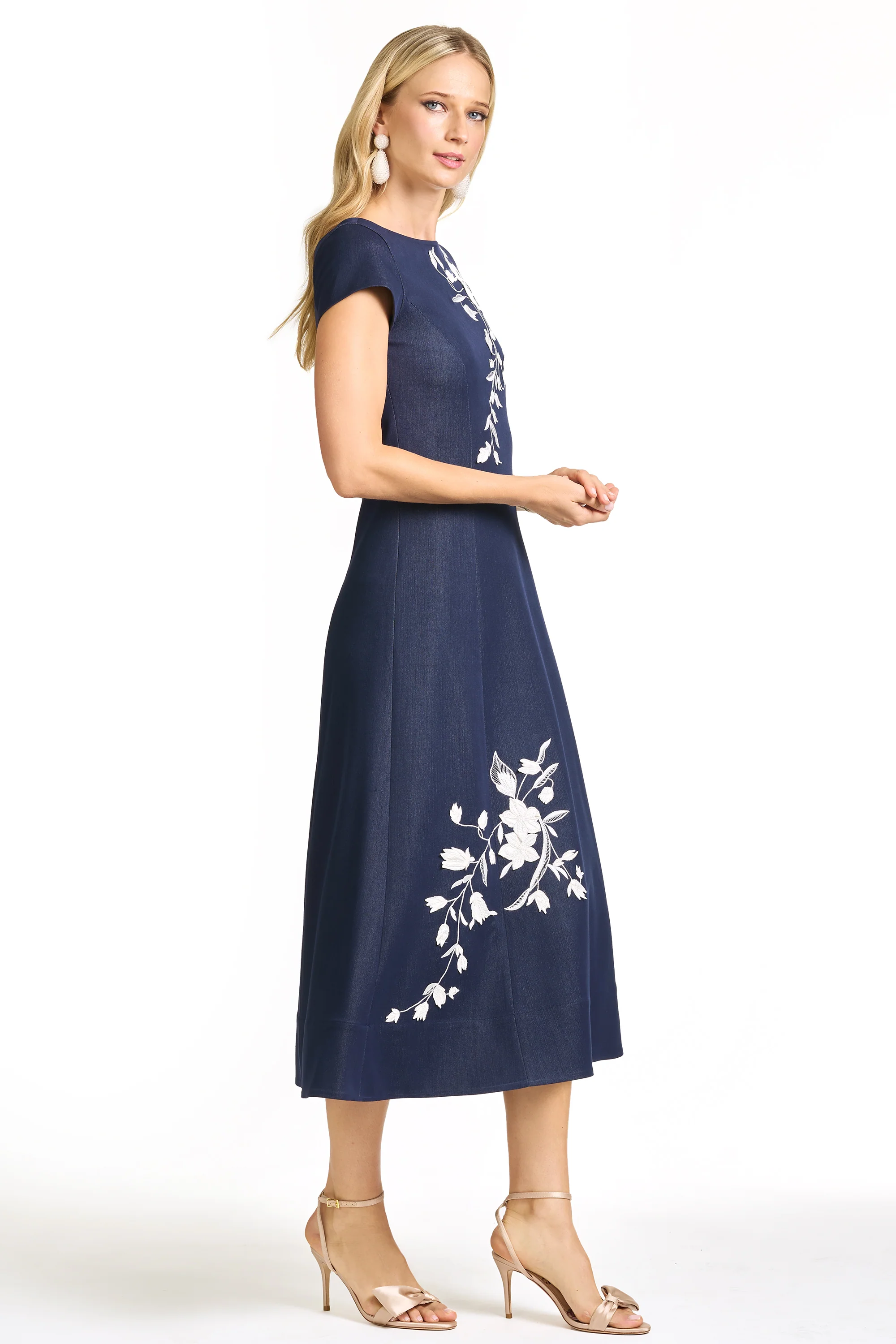 CARRIE DRESS - DENIM - Image 3
