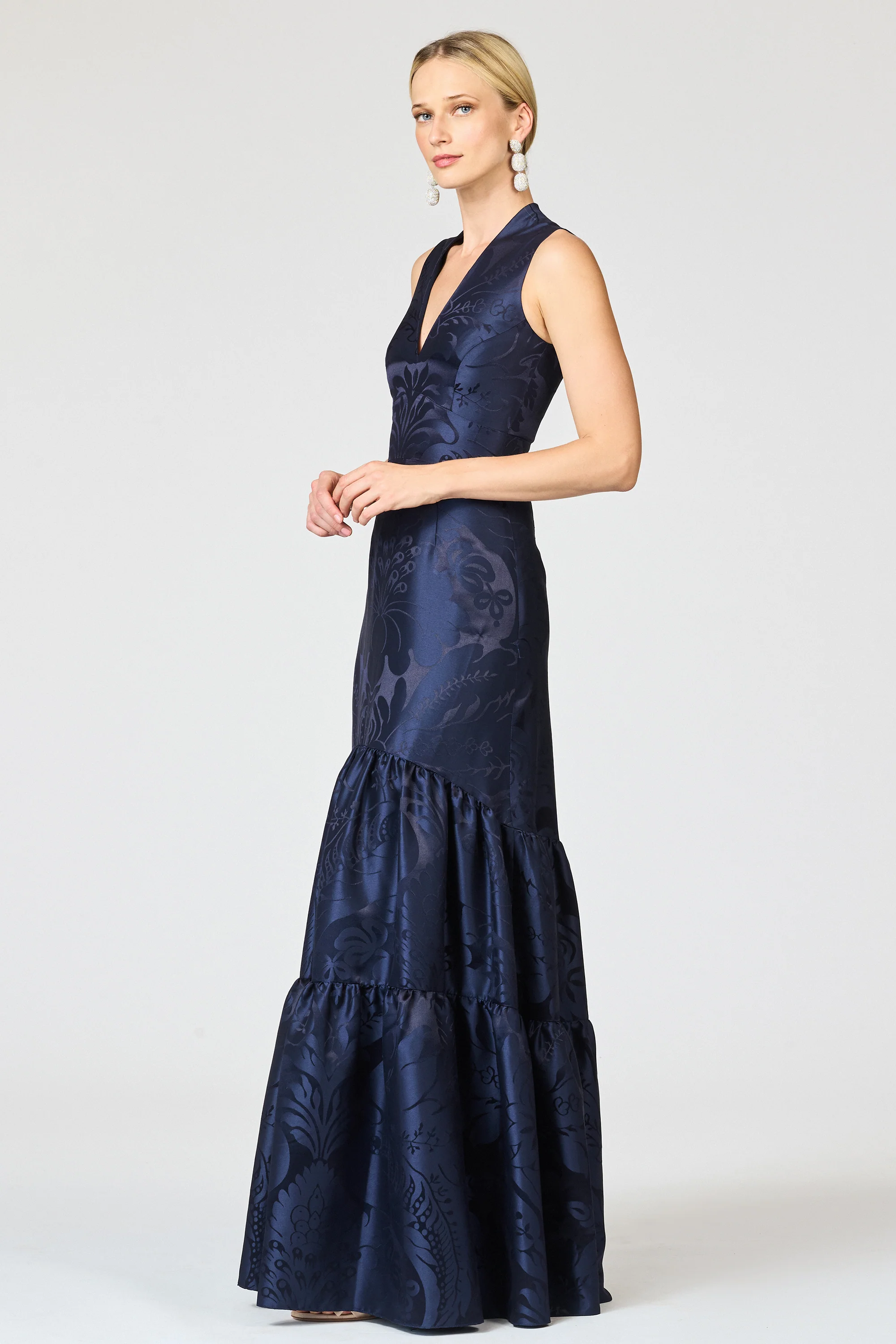 CELLA GOWN - DEEP OCEAN - Image 3