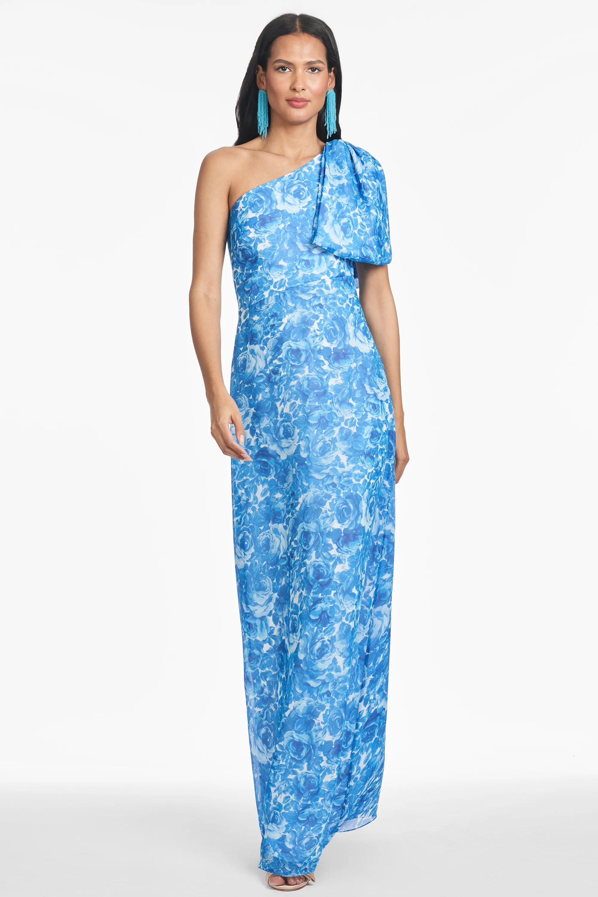 CHELSEA GOWN - MEDITERRANEAN BLOOMS - FINAL SALE