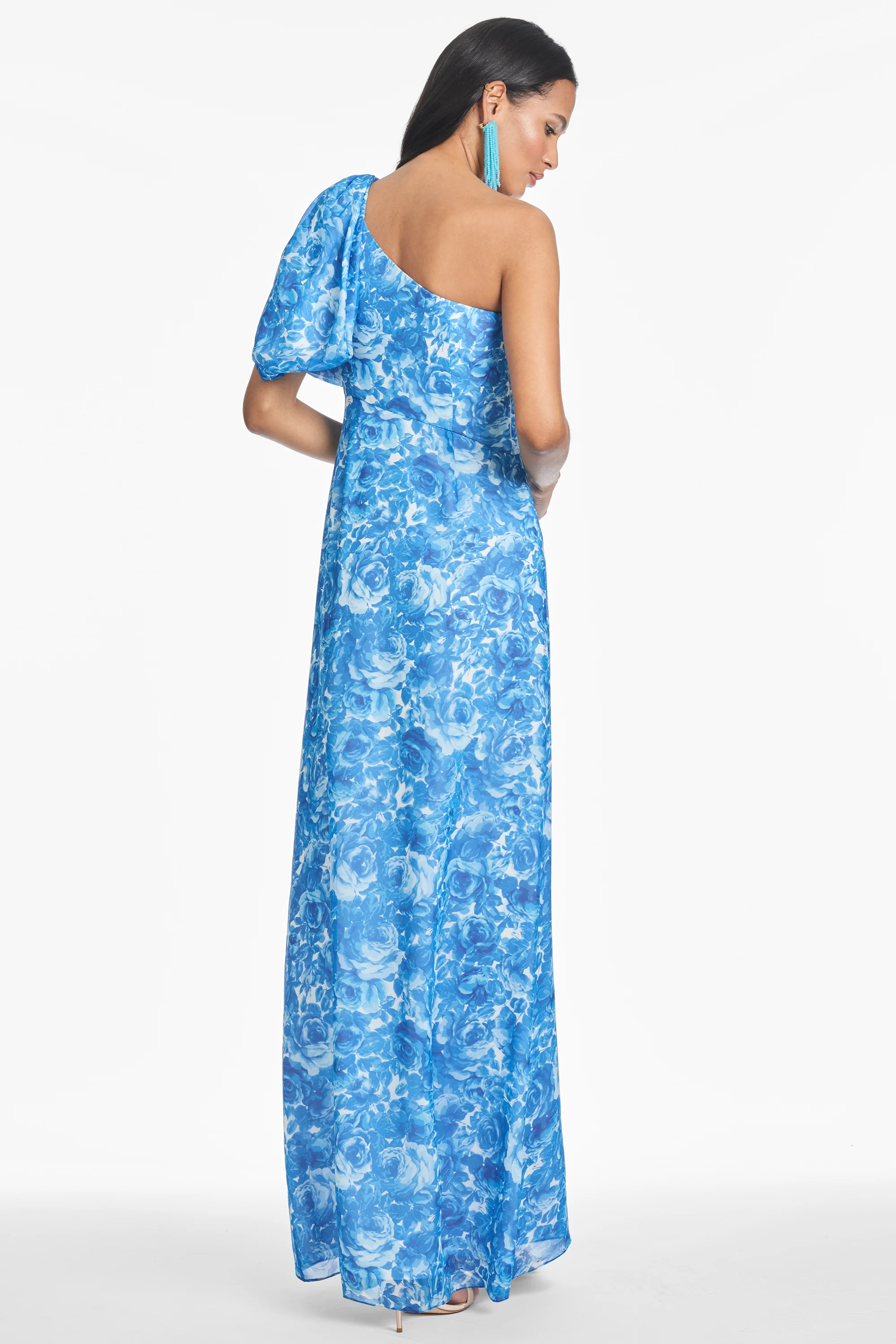 CHELSEA GOWN - MEDITERRANEAN BLOOMS - FINAL SALE - Image 3