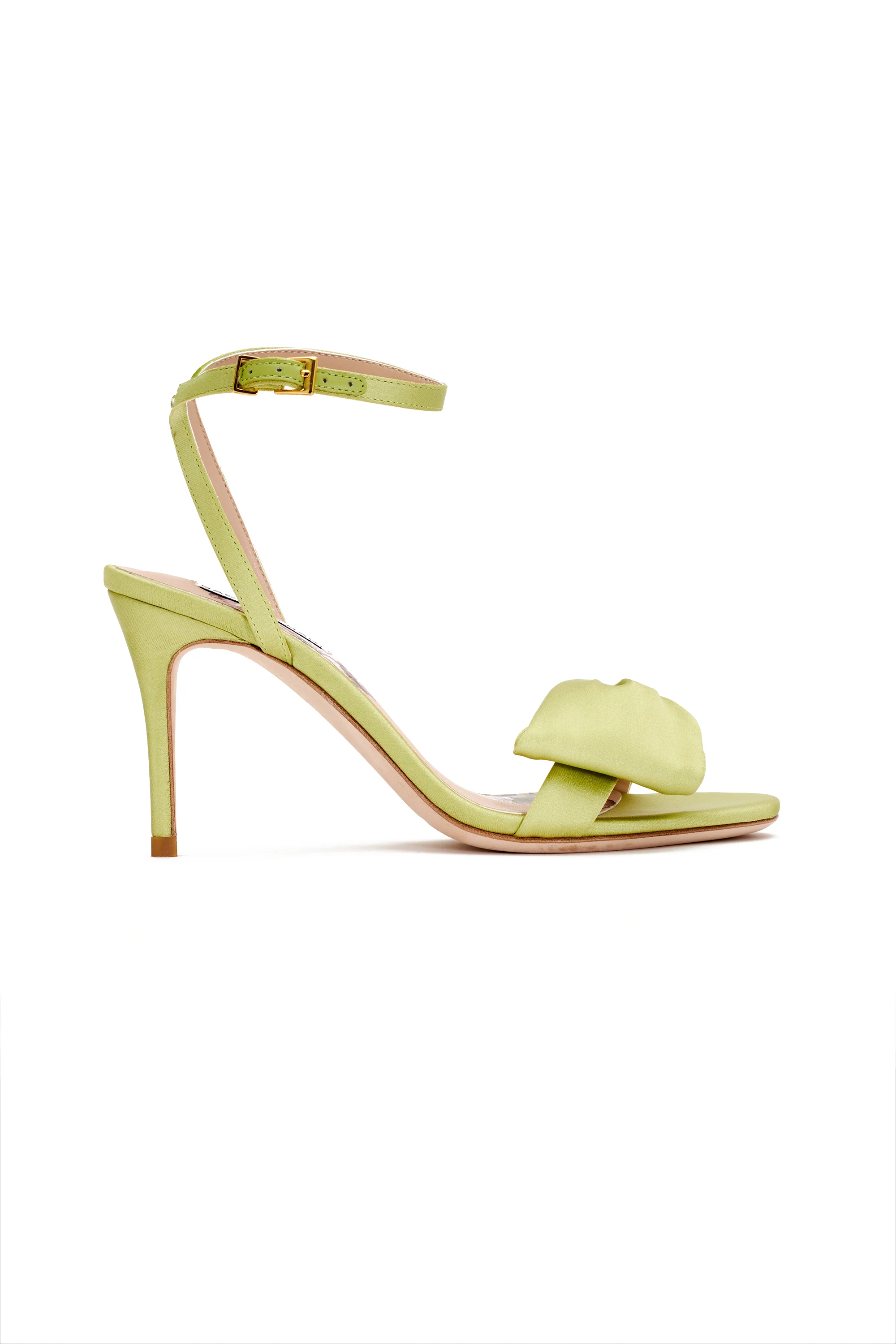 CHELSEA OBI-BOW OPEN TOE - ELECTRIC LIME - Image 3