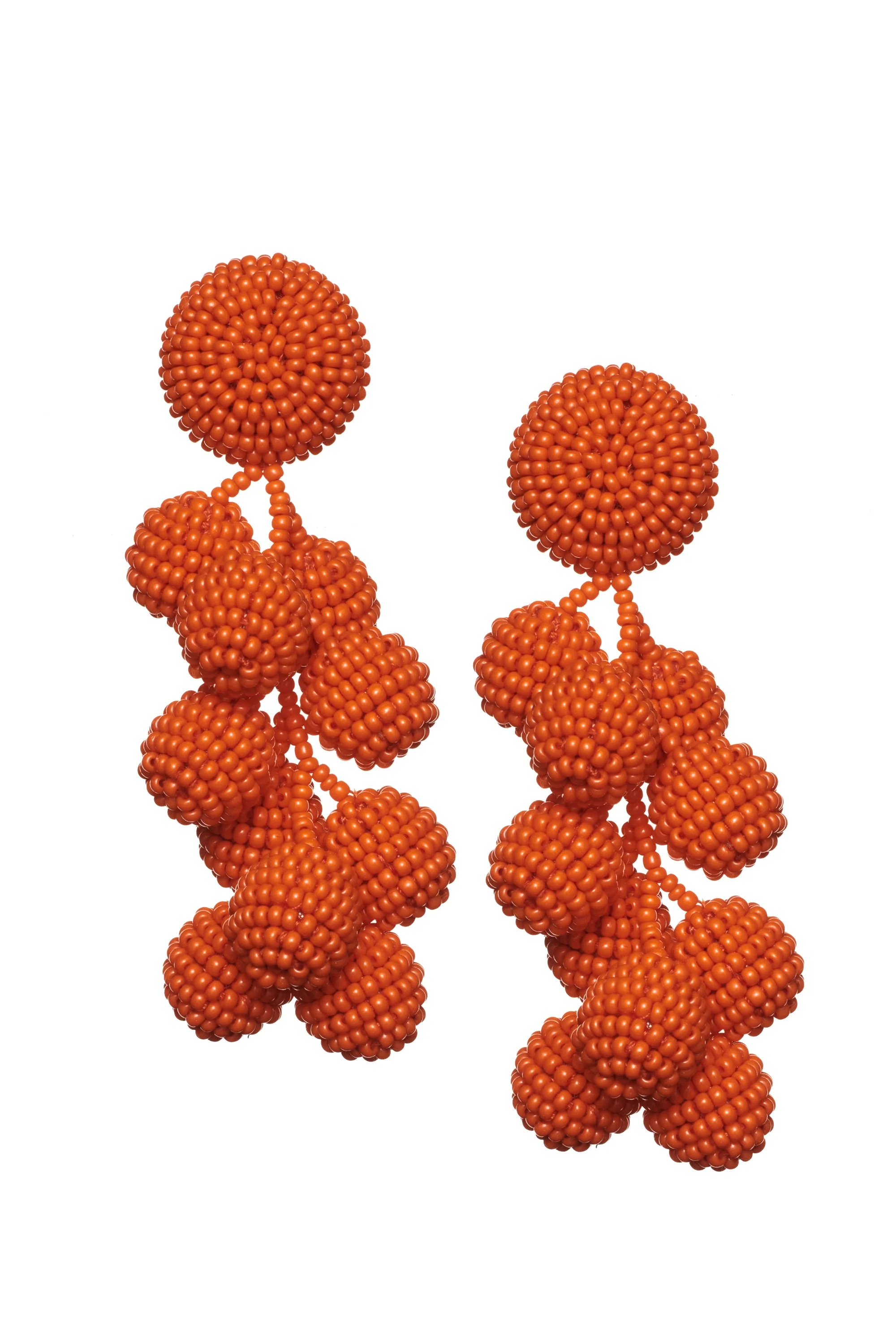 COCONUTS EARRINGS - BRIGHT ORANGE - Image 2