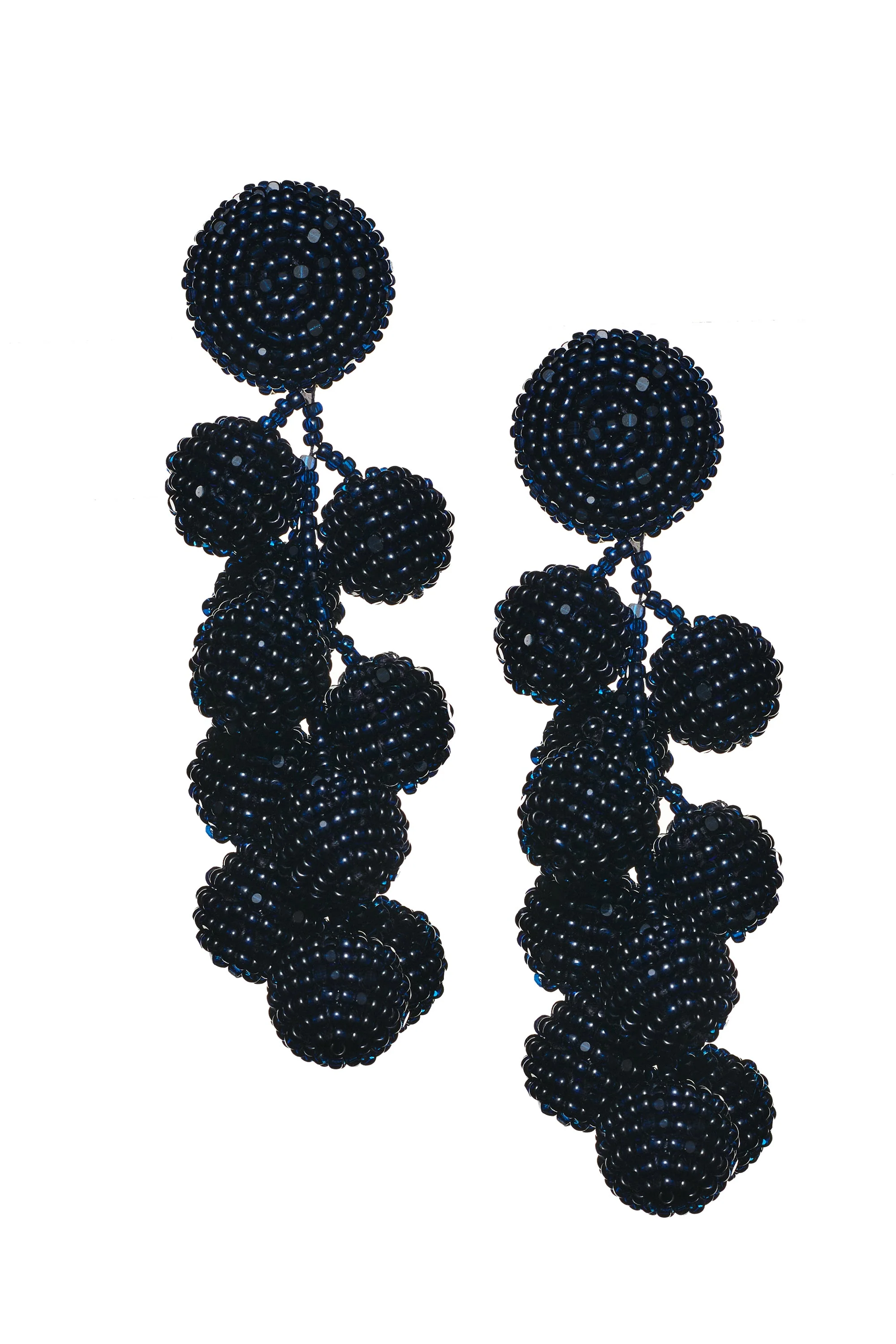 COCONUTS EARRINGS - NAVY - Image 2
