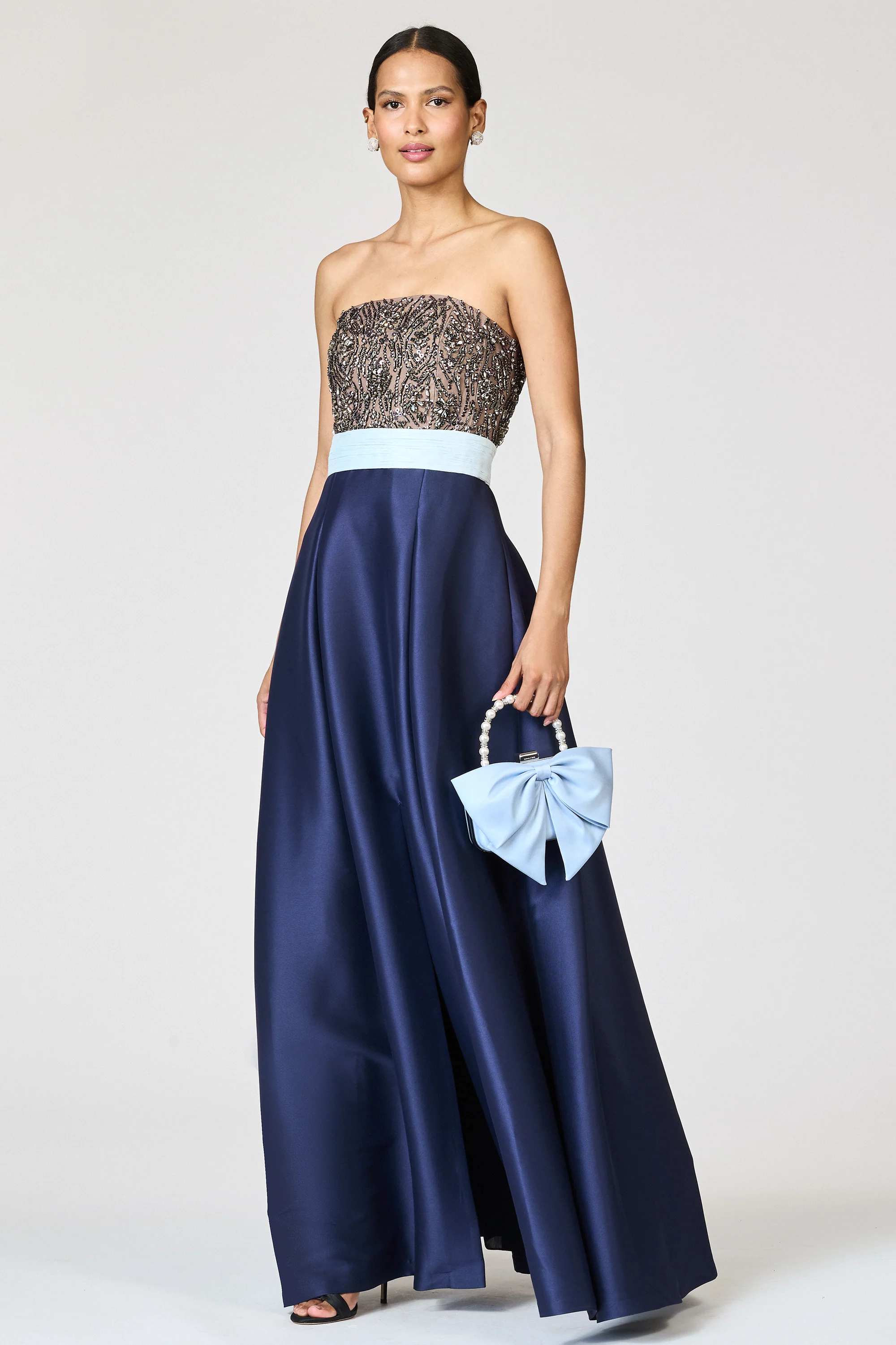 COLETTE GOWN - SILVER/NIGHT SKY - Image 4