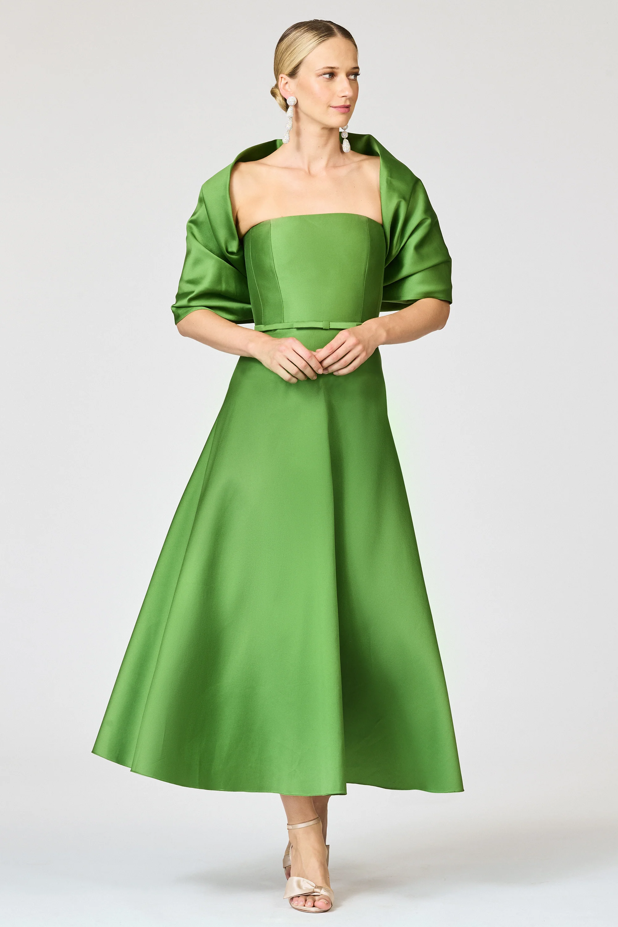 DARIAN DRESS - GREEN GARNET - Image 5