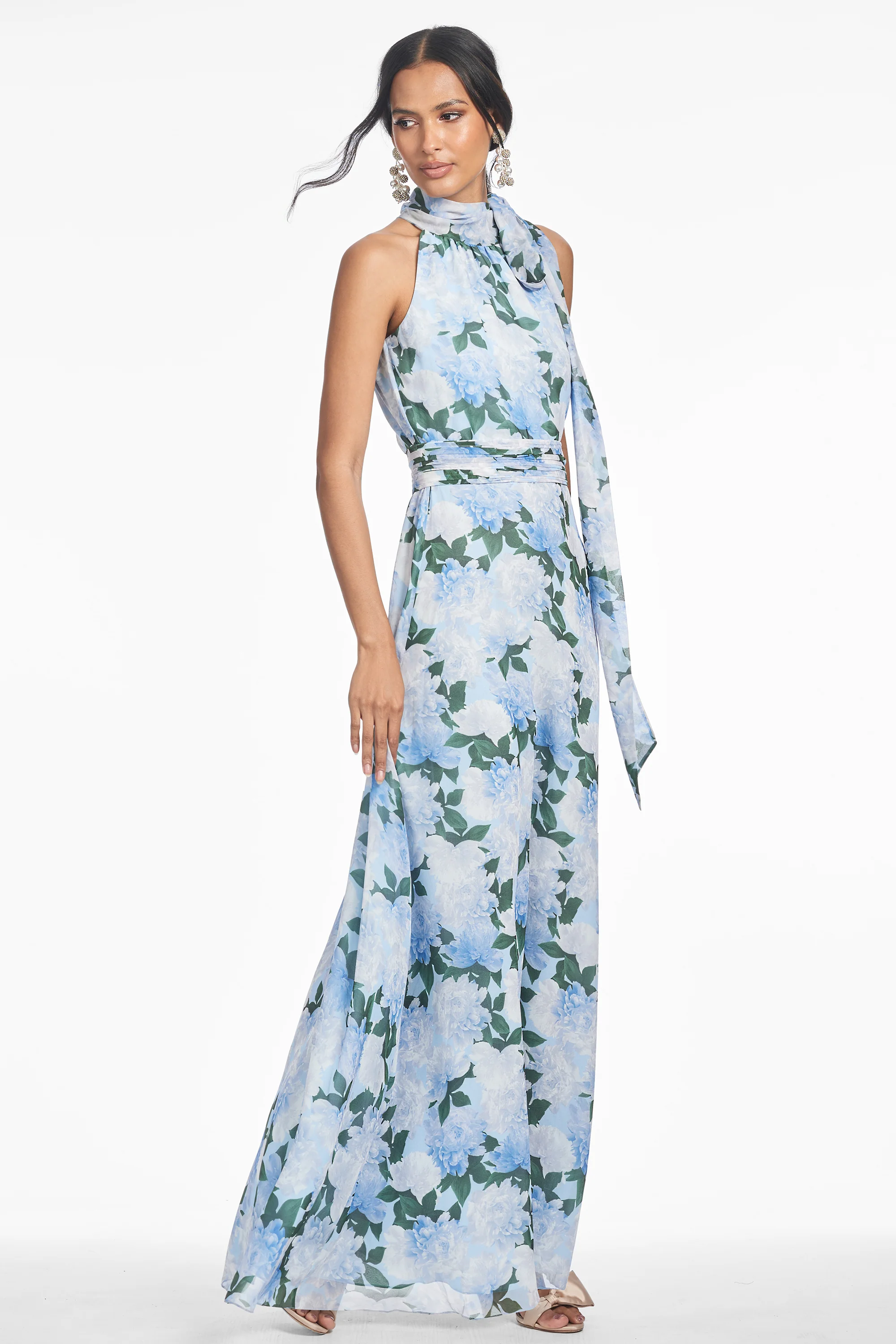 DIANA GOWN - GLACIAL PEONIES - Image 2