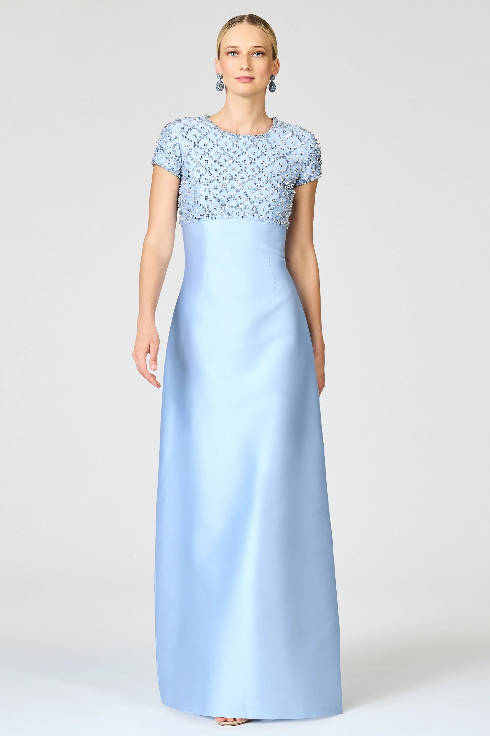 EMBELLISHED AMSTERDAM GOWN - GLACIAL BLUE - Image 2