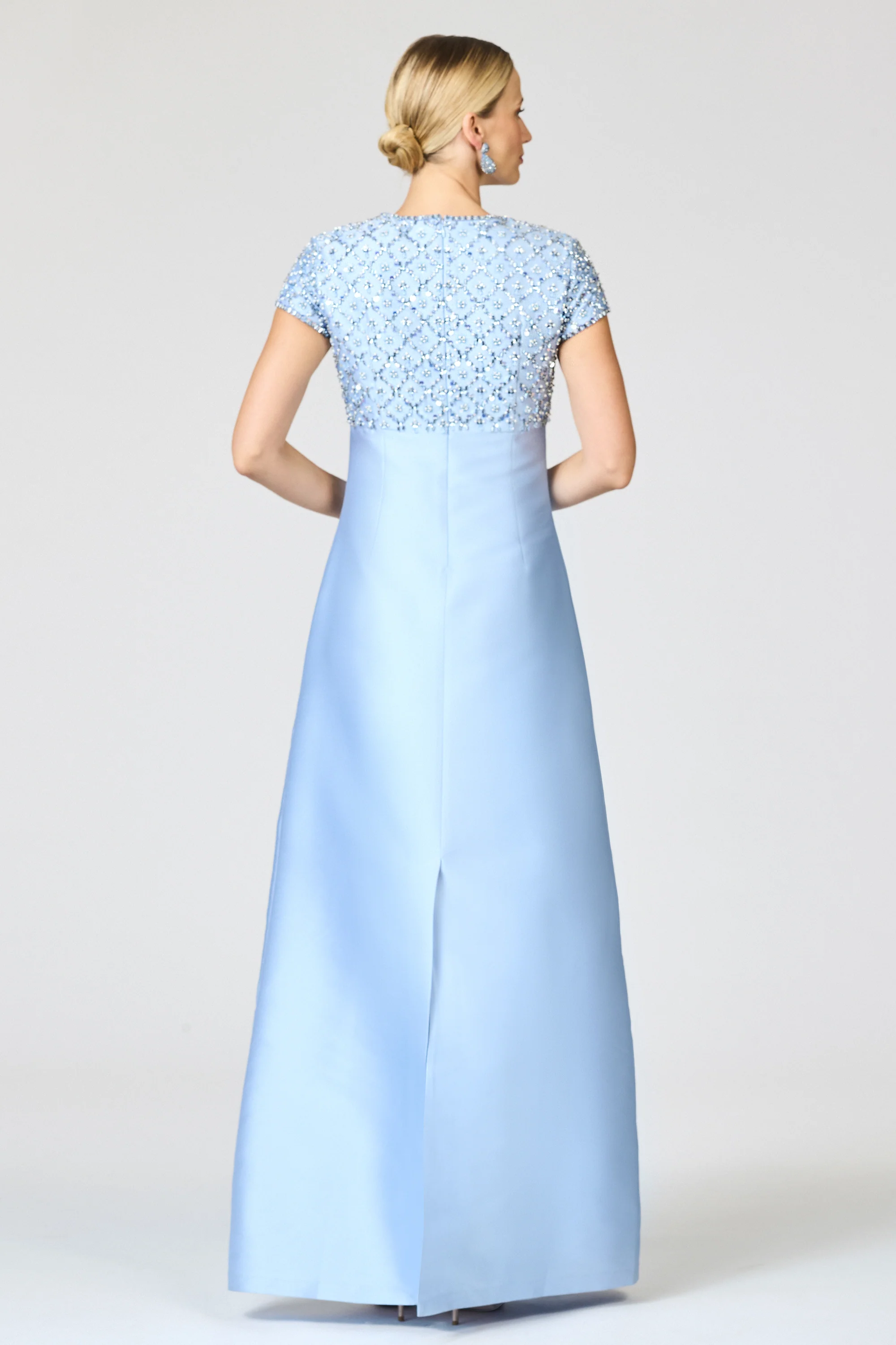 EMBELLISHED AMSTERDAM GOWN - GLACIAL BLUE - Image 5