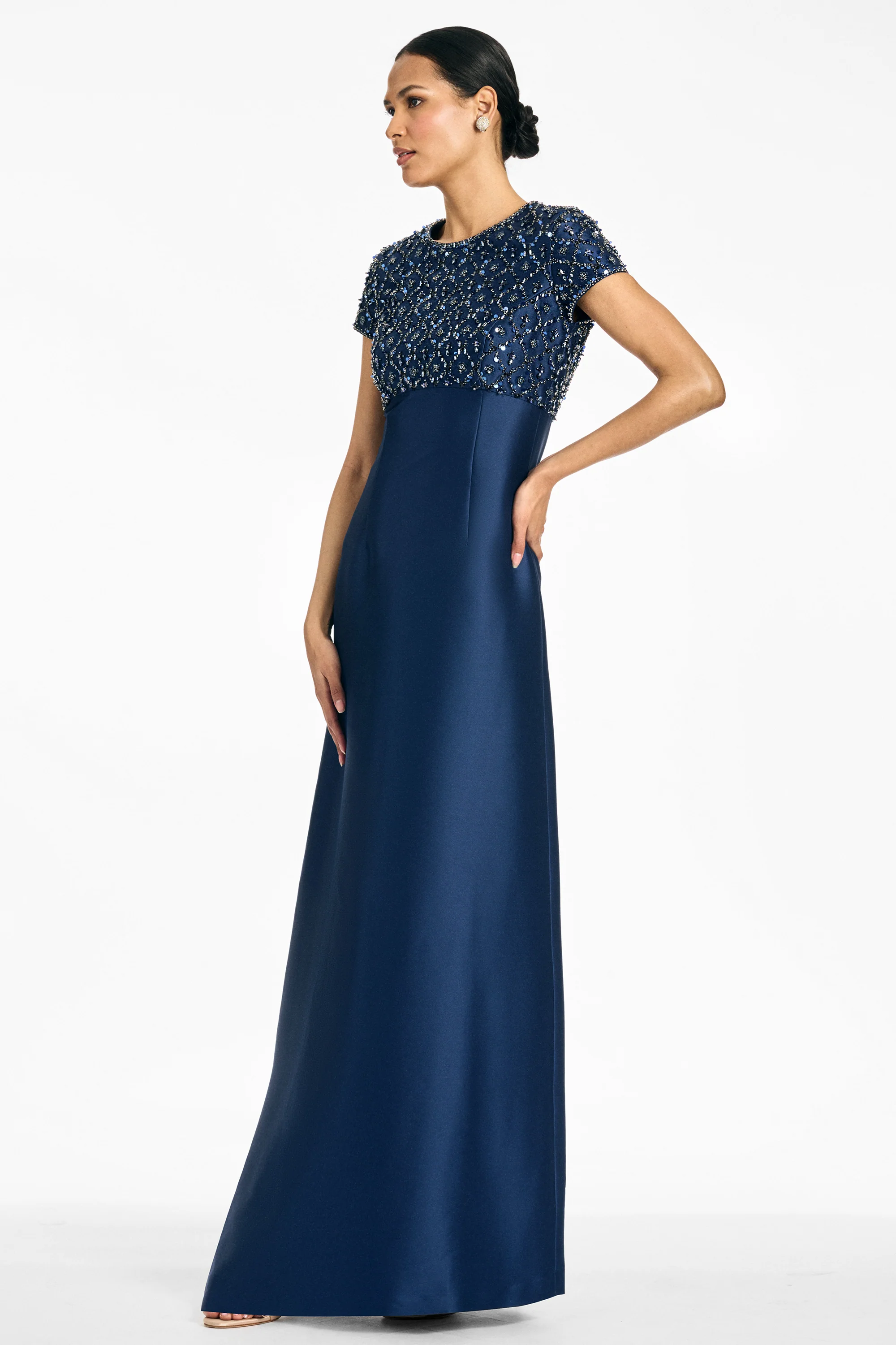 EMBELLISHED AMSTERDAM GOWN - NIGHT SKY - Image 5