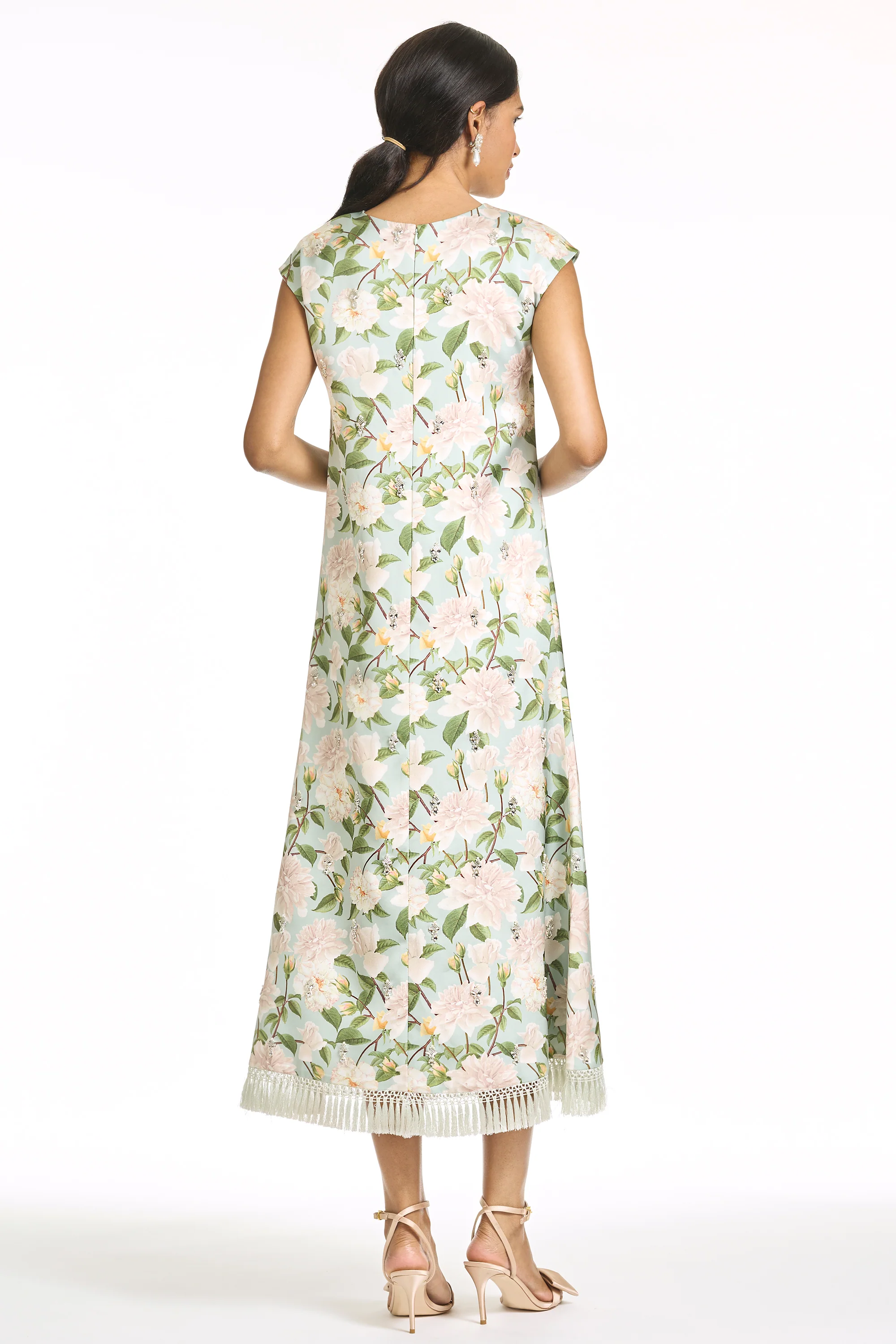 EMBELLISHED ANNETTE DRESS - CELADON SWEETBRIAR - Image 6