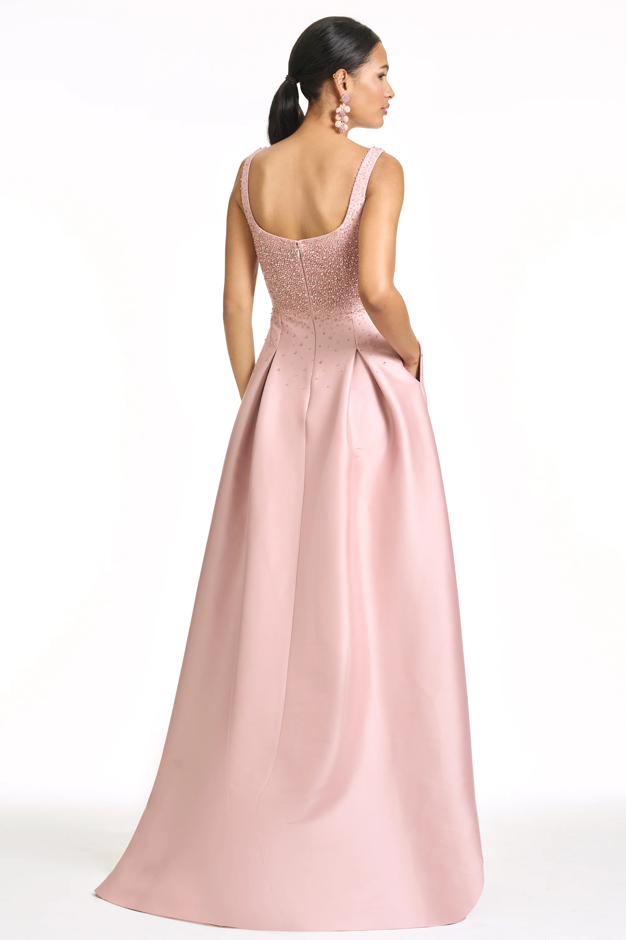 EMBELLISHED AURORA GOWN - ROSE QUARTZ - Image 7