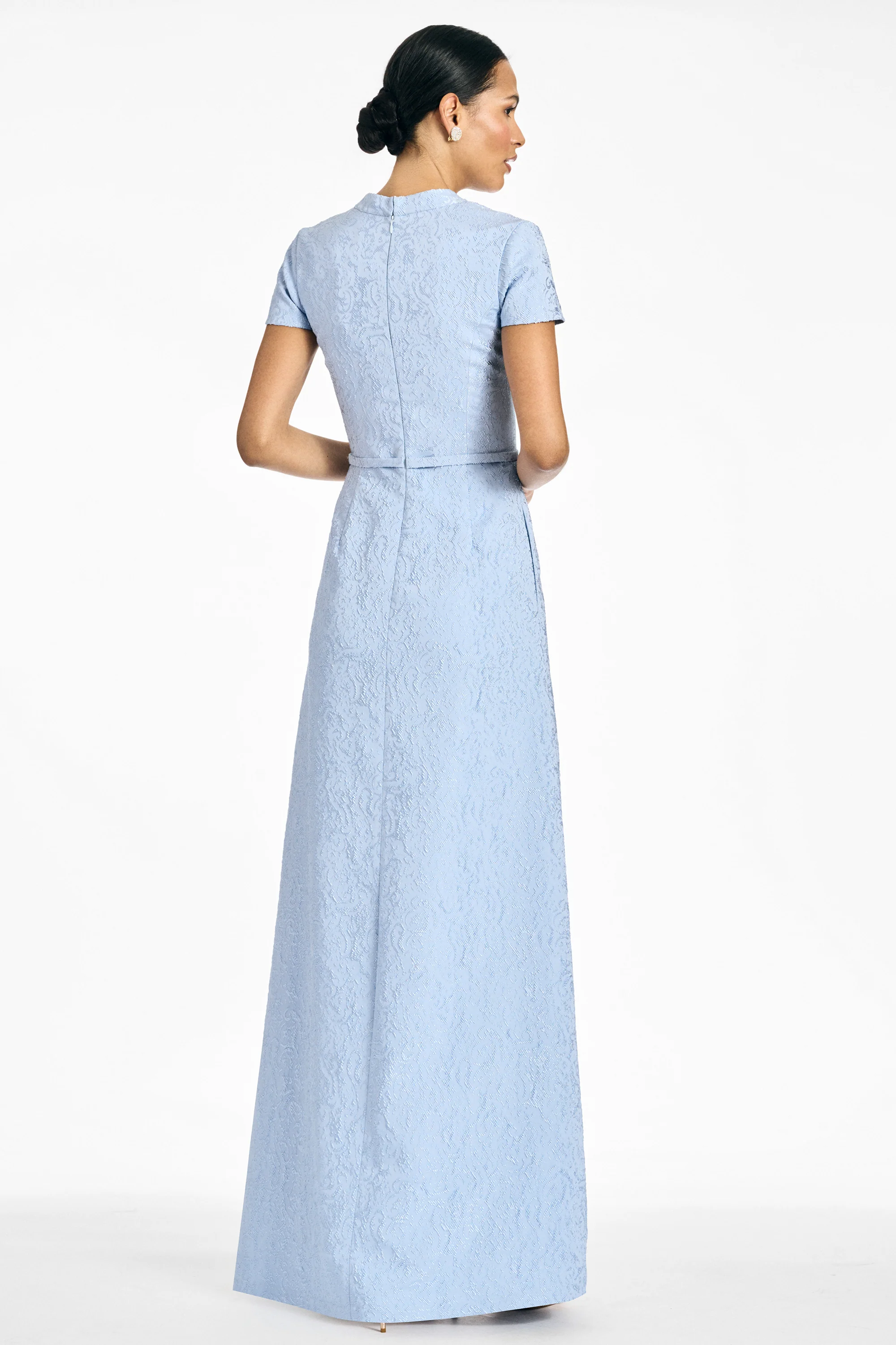EMBELLISHED CHARLOTTE GOWN - ICE BLUE - Image 5