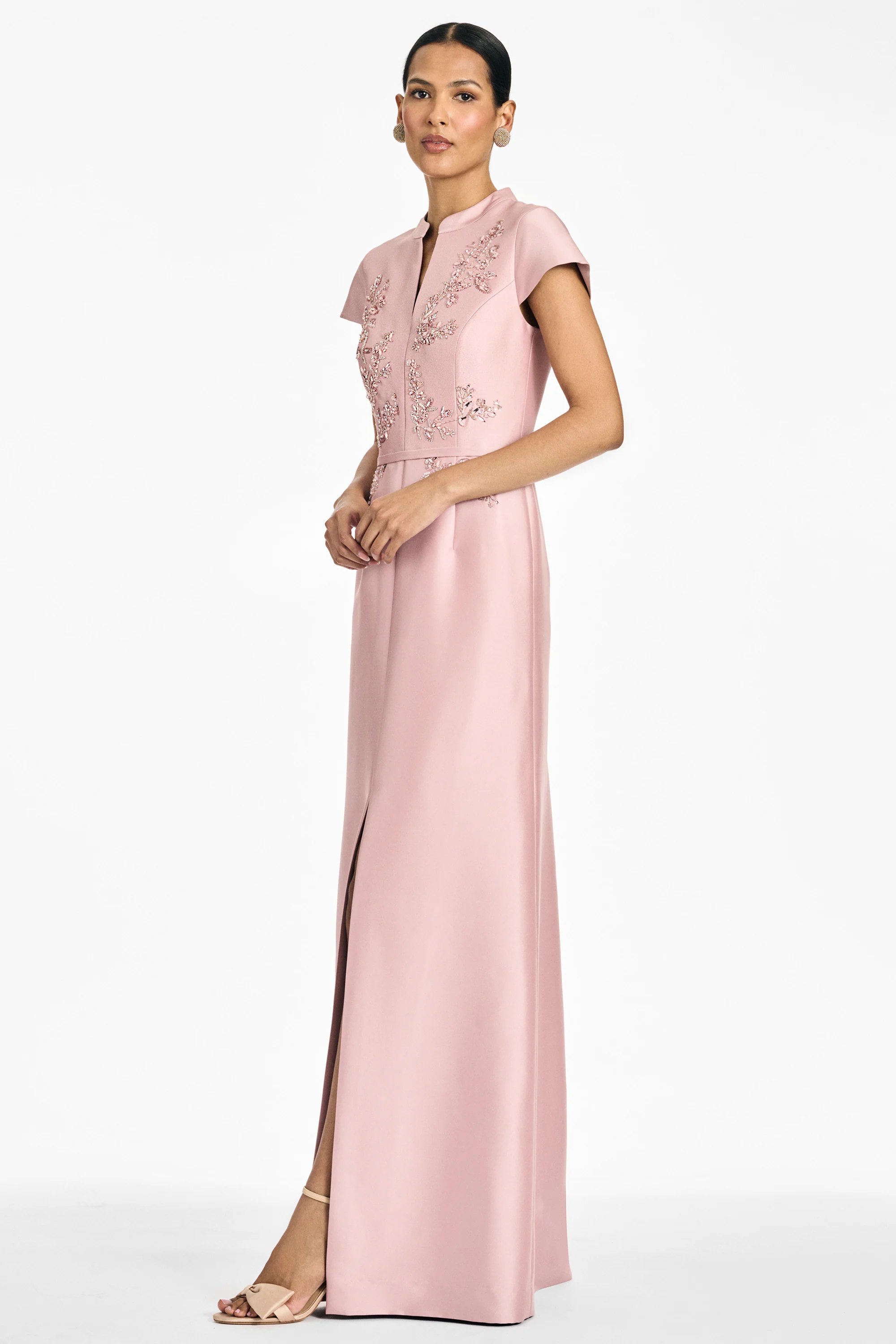 EMBELLISHED CHARLOTTE GOWN - ROSE QUARTZ - Image 6