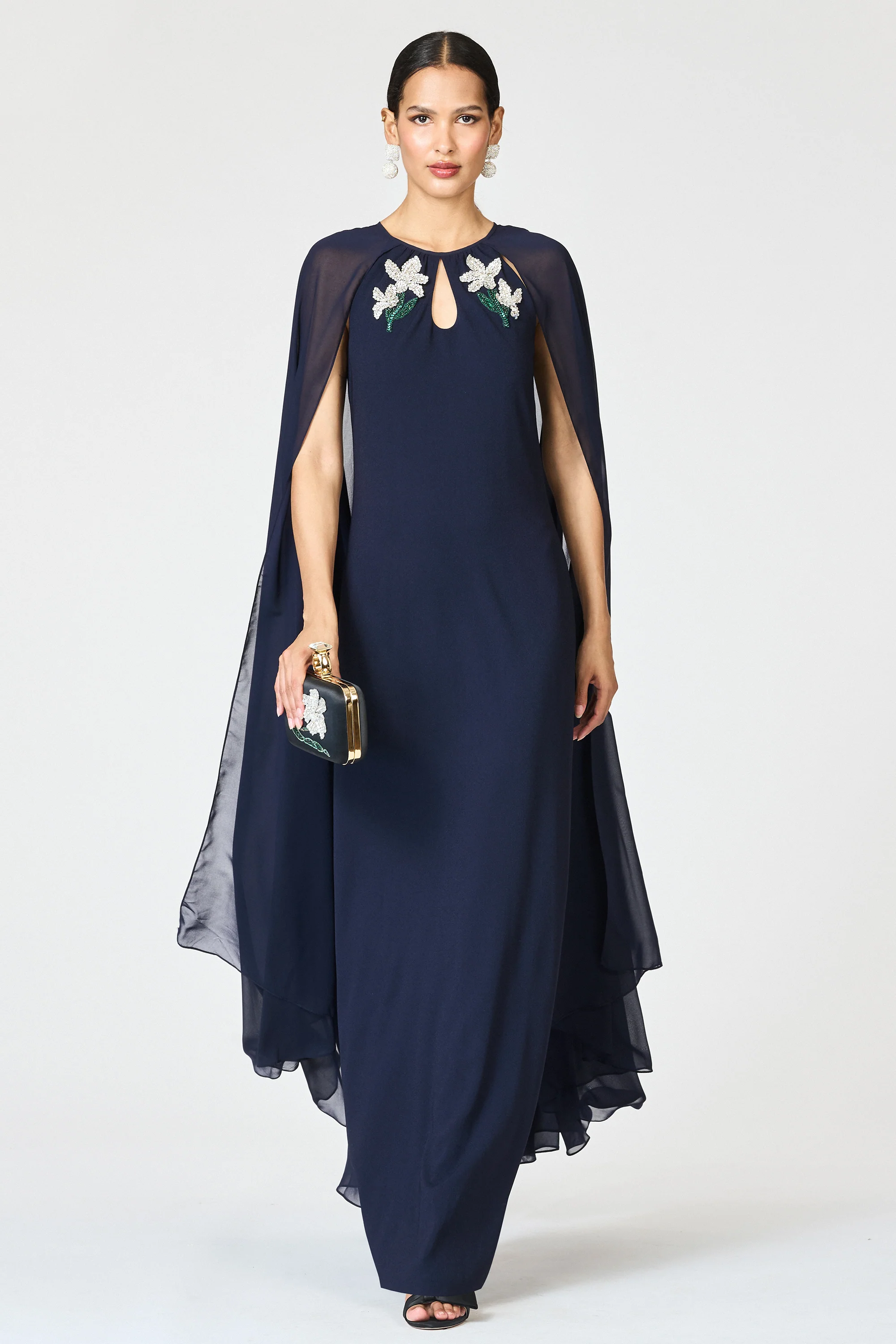 EMBELLISHED COLLEEN GOWN - MIDNIGHT - Image 3