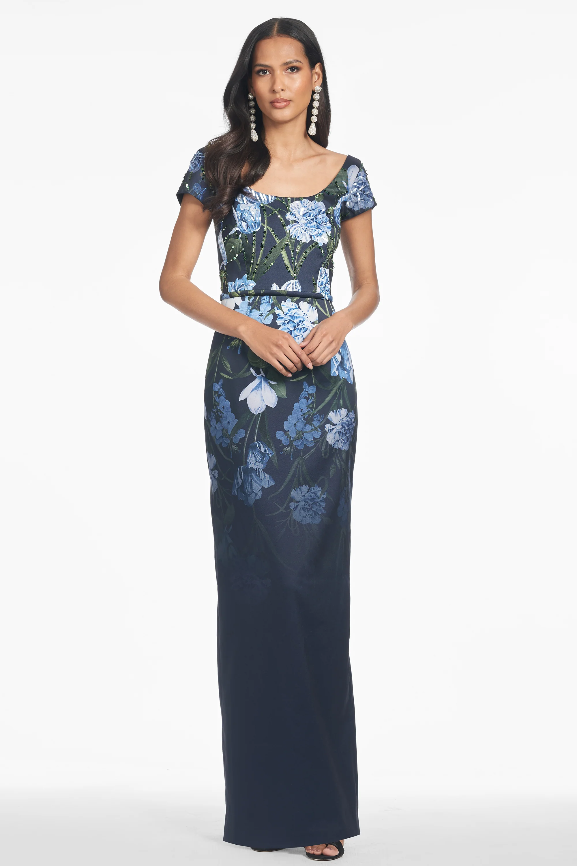 EMBELLISHED GRACE GOWN - NIGHT SKY PRIMA GARDEN - FINAL SALE