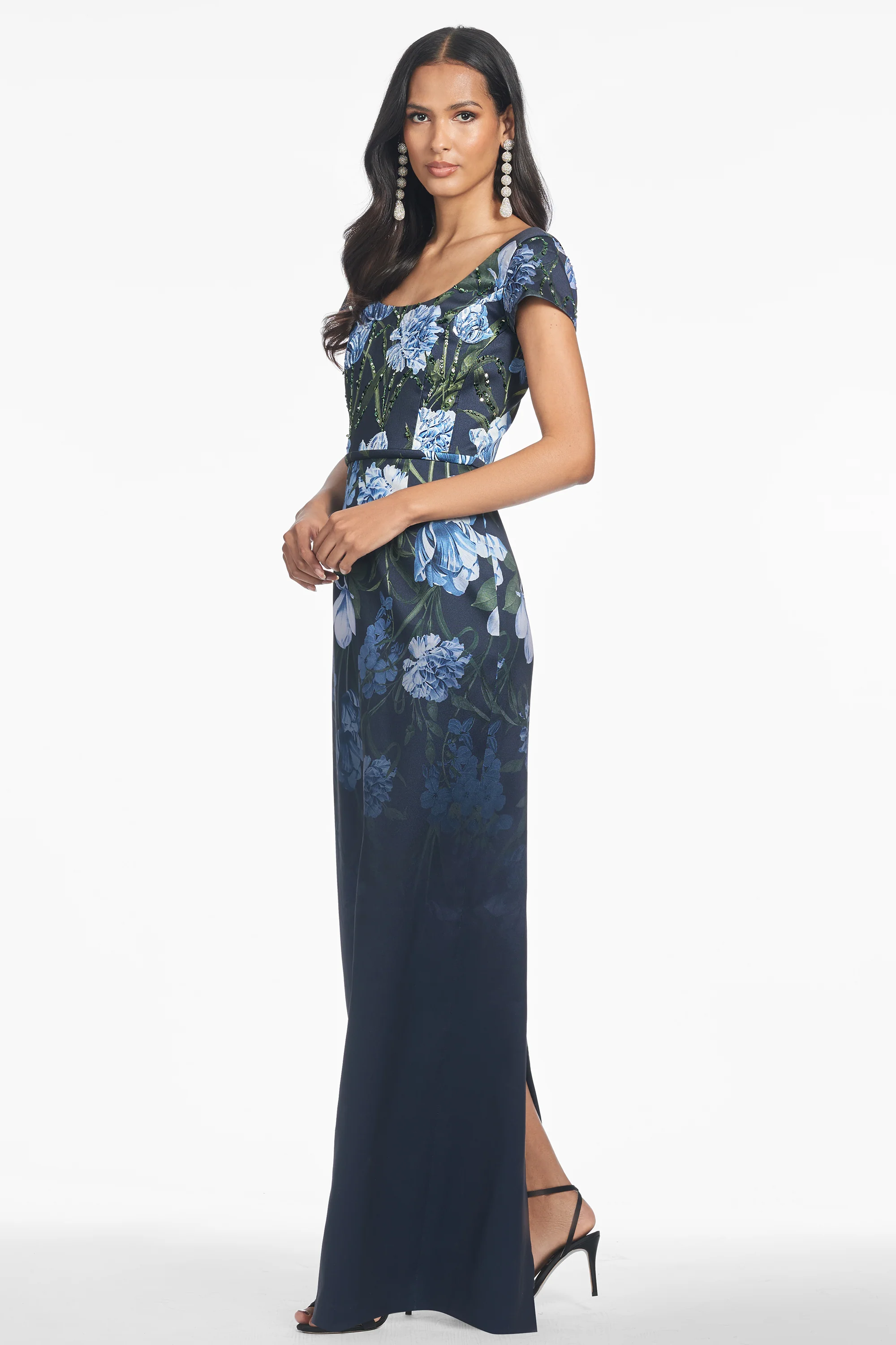 EMBELLISHED GRACE GOWN - NIGHT SKY PRIMA GARDEN - FINAL SALE - Image 5