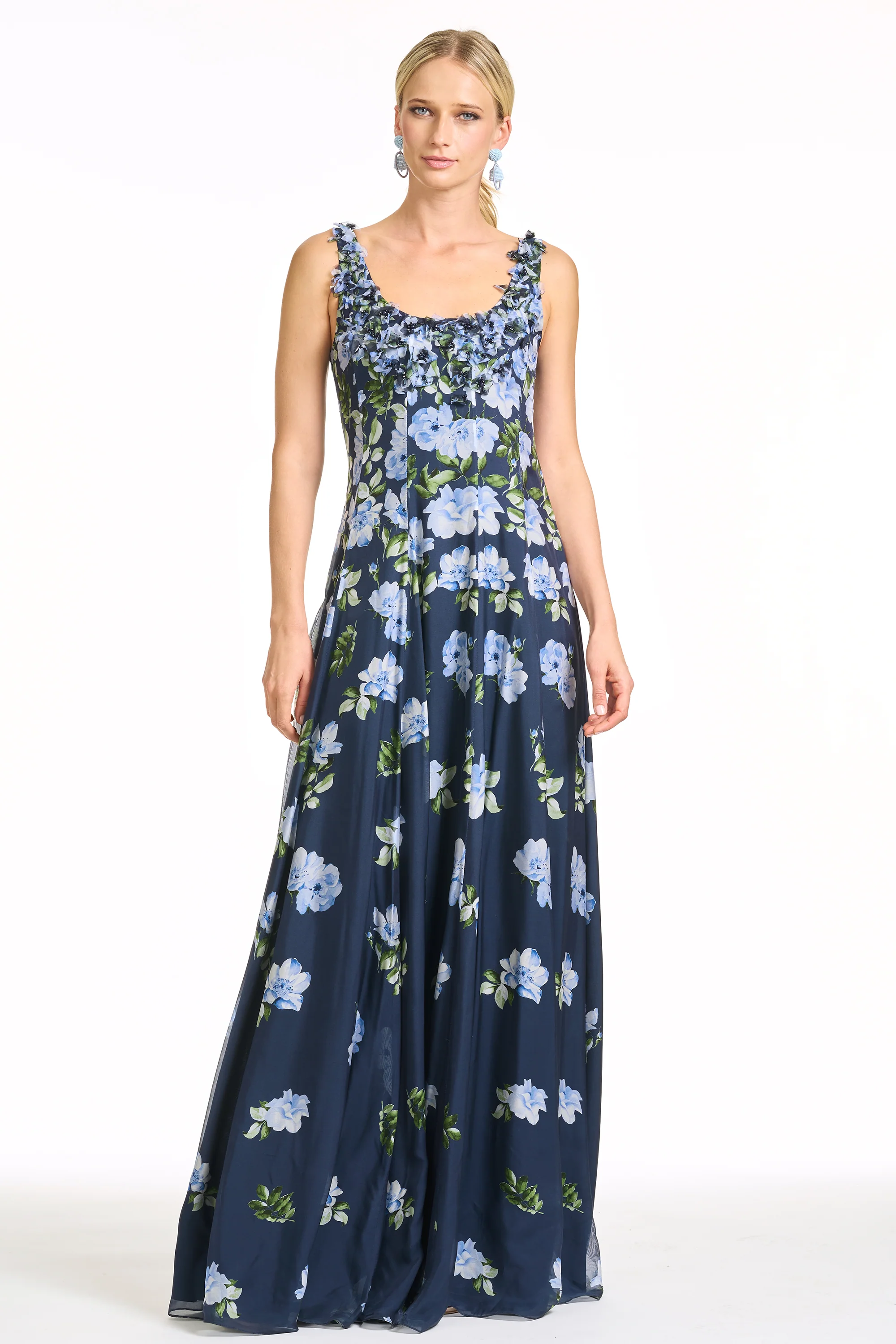 EMBELLISHED INDIRA GOWN - CORSAGE DEGRADE - Image 5