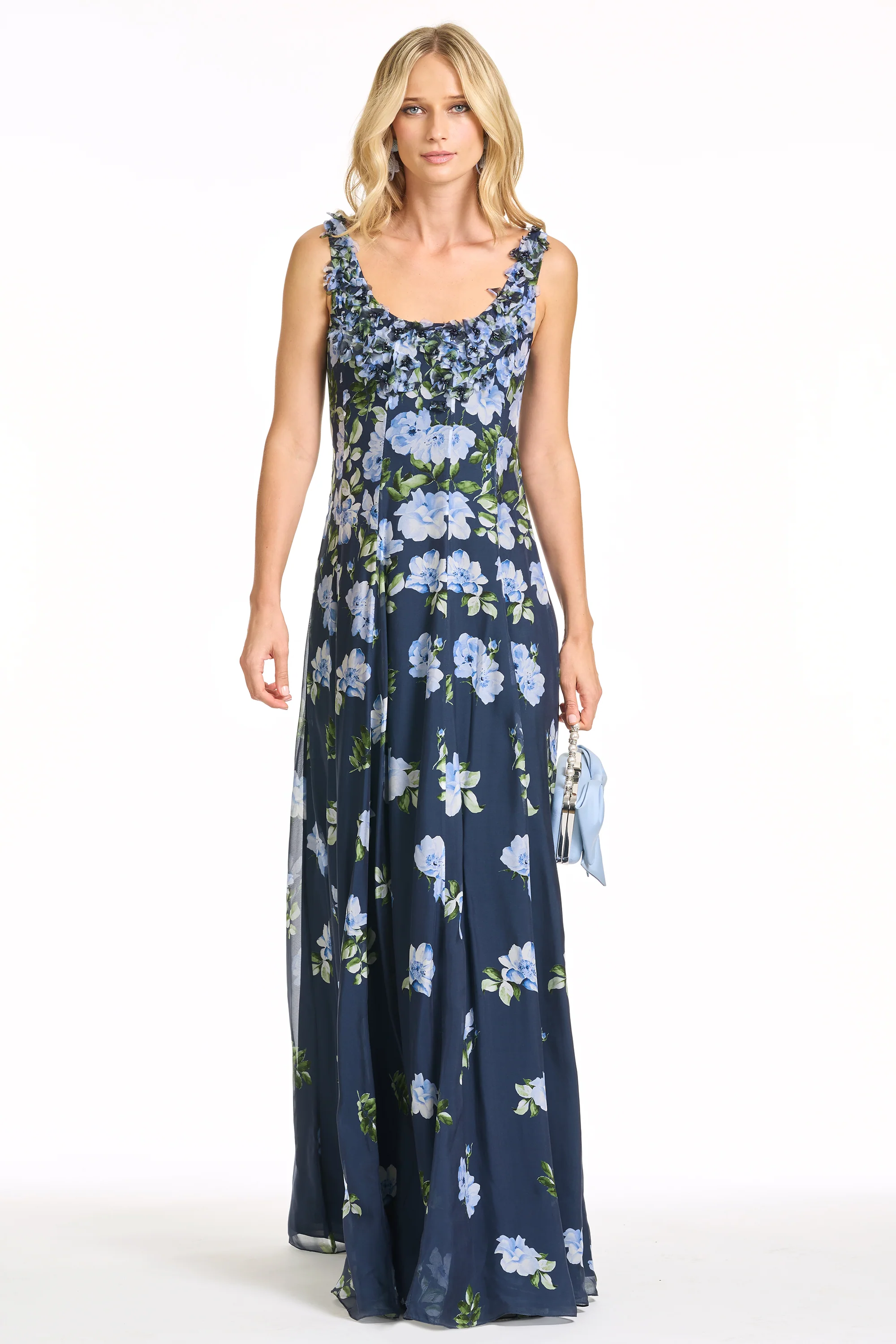 EMBELLISHED INDIRA GOWN - CORSAGE DEGRADE - Image 6