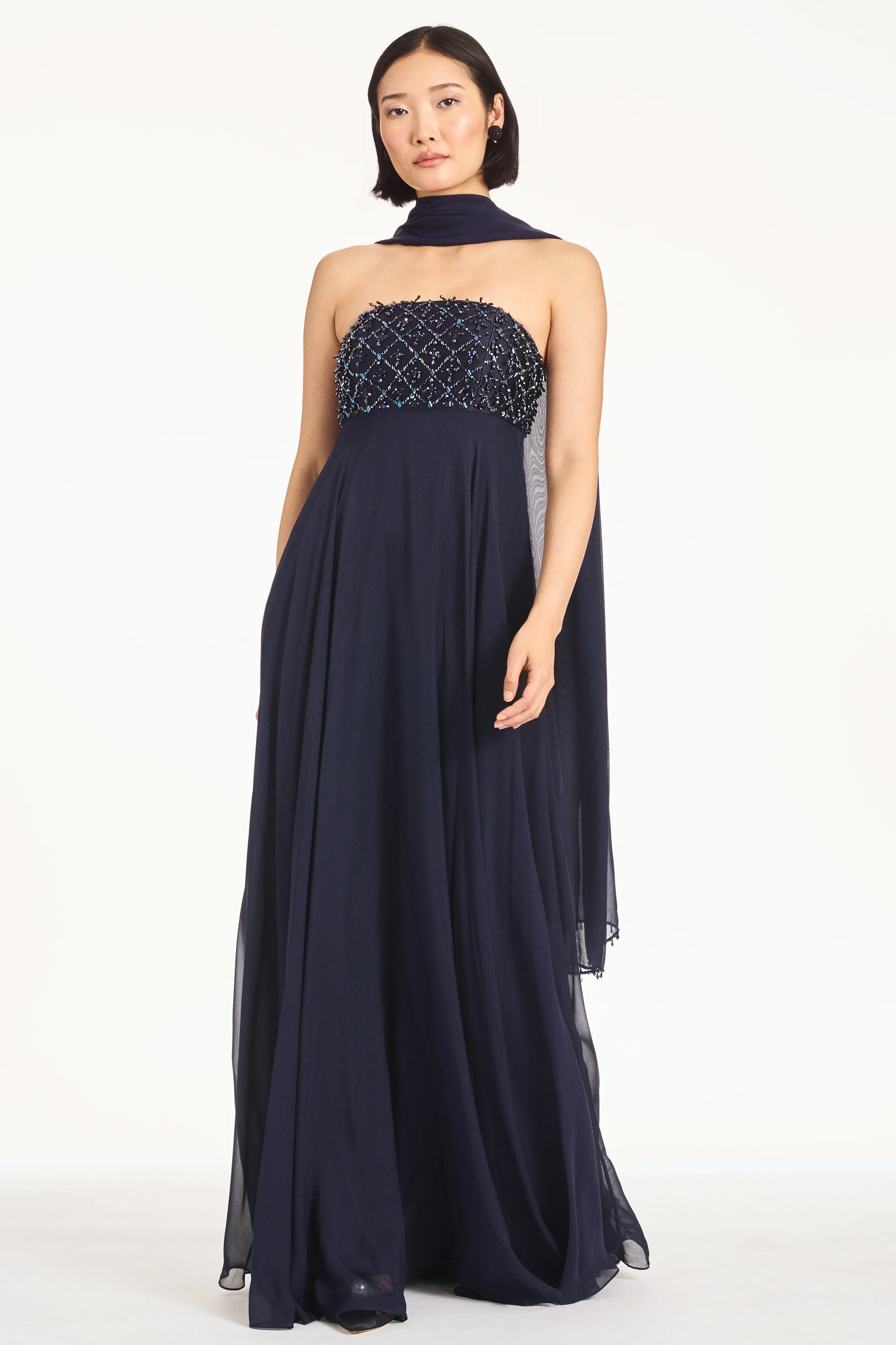 EMBELLISHED MONACO GOWN - MIDNIGHT - Image 2
