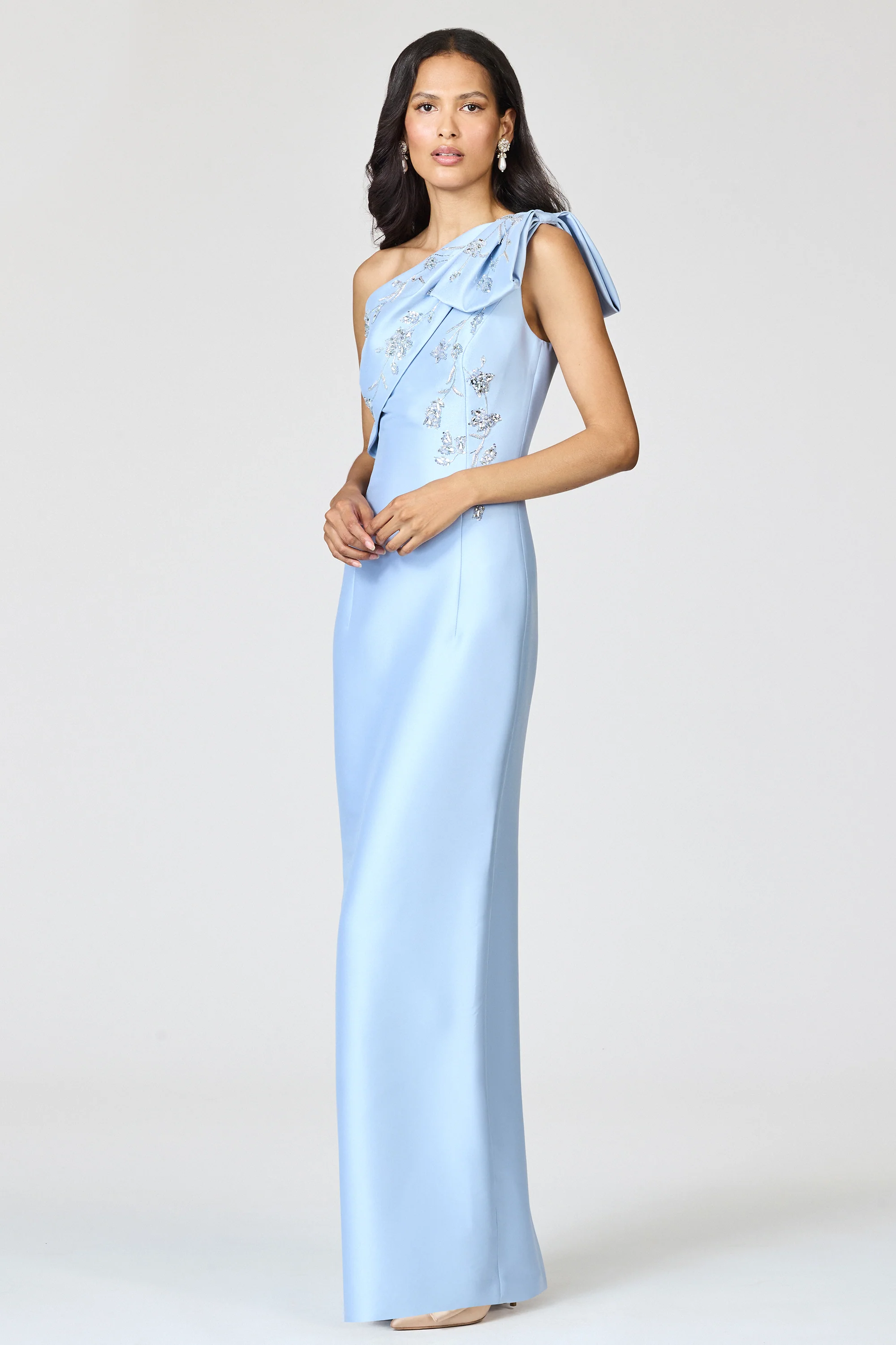 EMBELLISHED OLIVIA GOWN - GLACIAL BLUE - Image 4