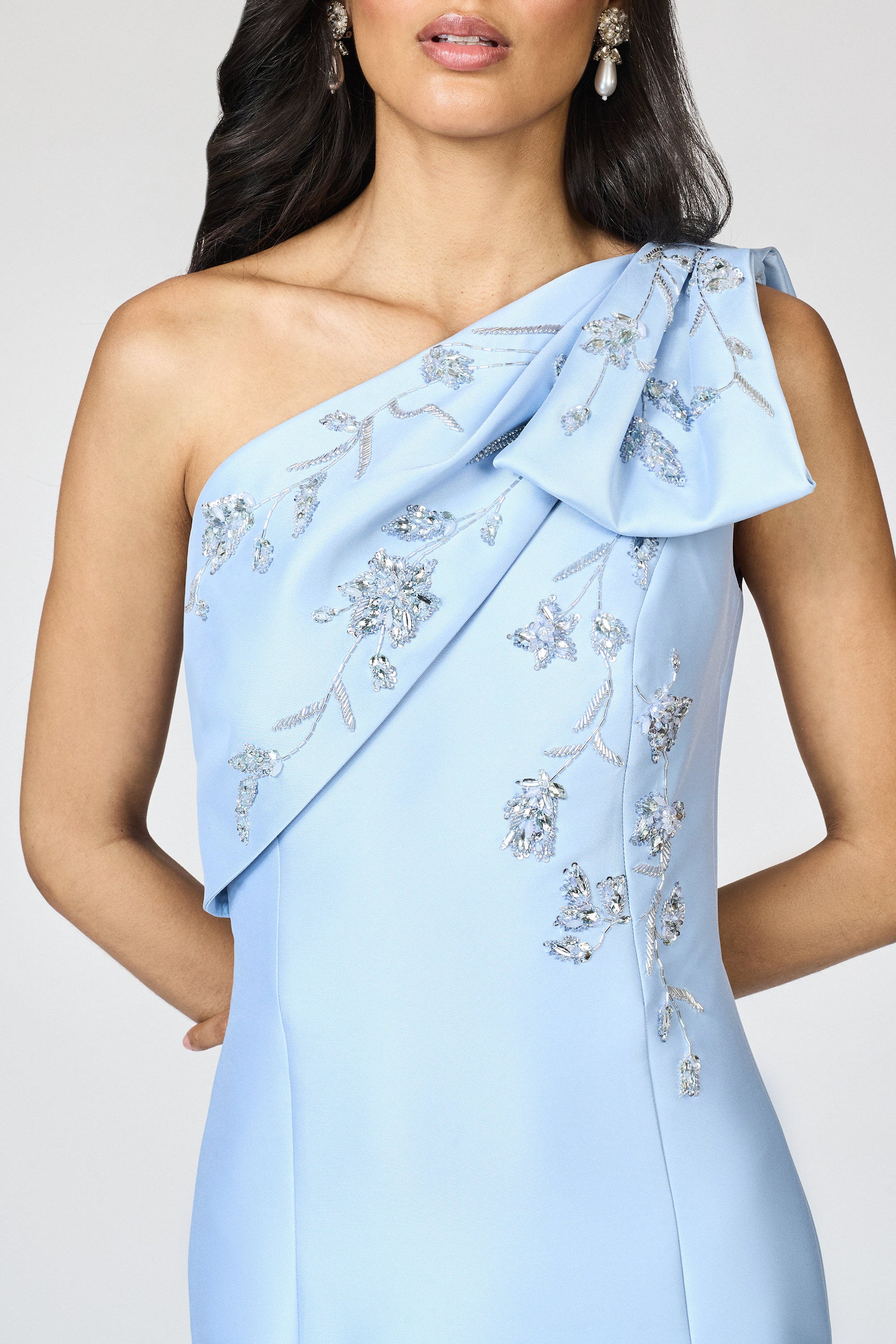 EMBELLISHED OLIVIA GOWN - GLACIAL BLUE - Image 6