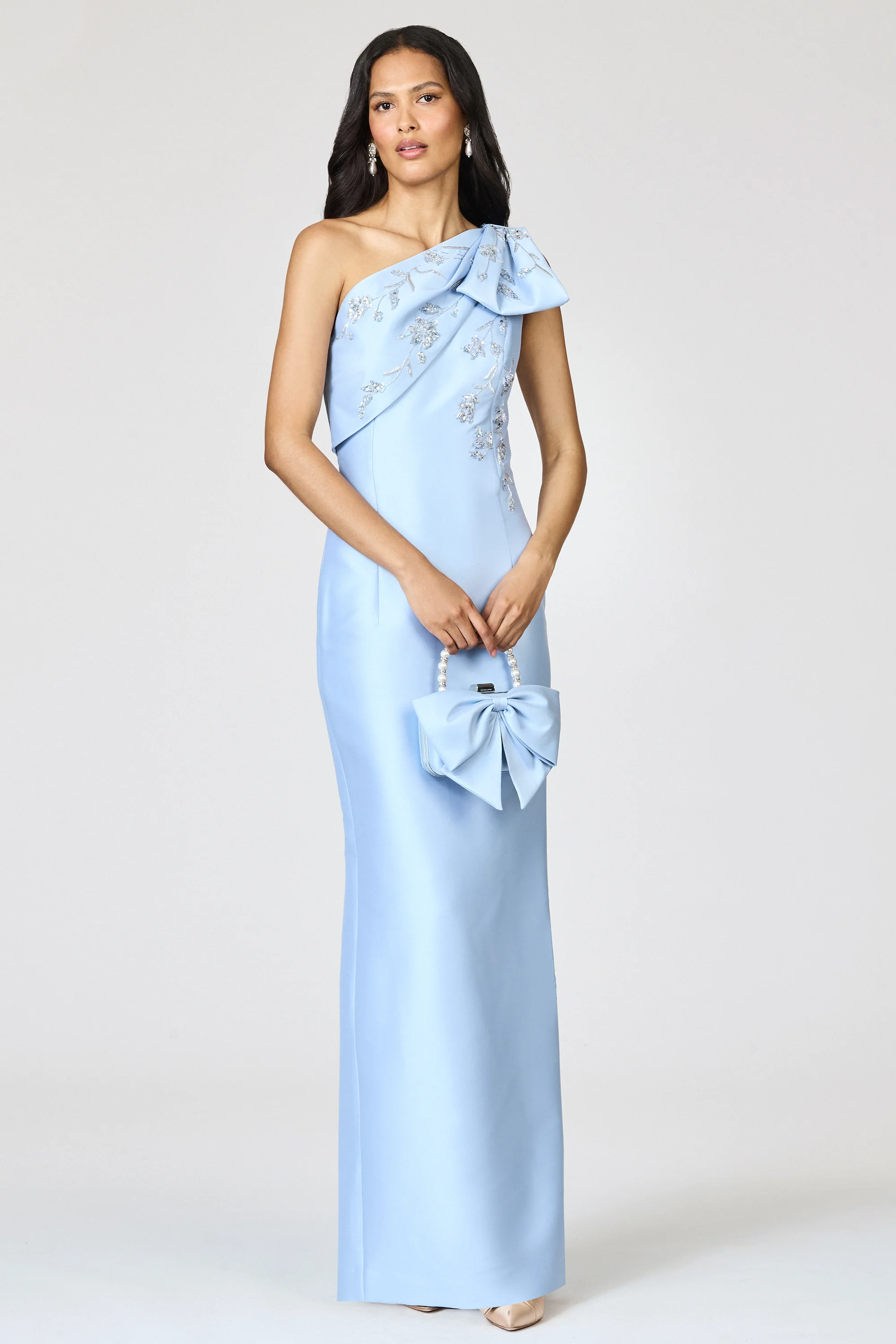 EMBELLISHED OLIVIA GOWN - GLACIAL BLUE - Image 7
