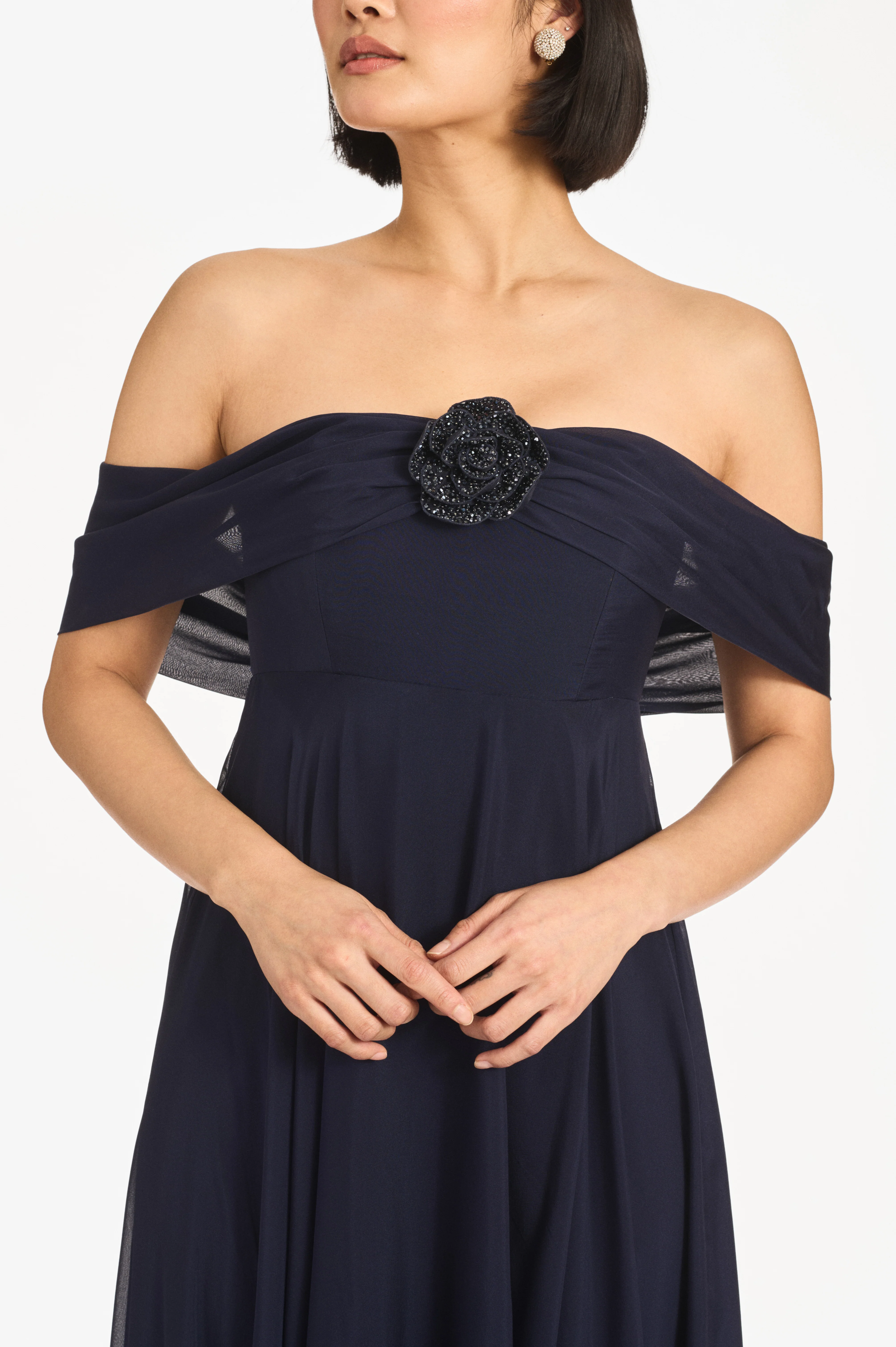 EMBELLISHED REBECCA GOWN - MIDNIGHT - Image 2