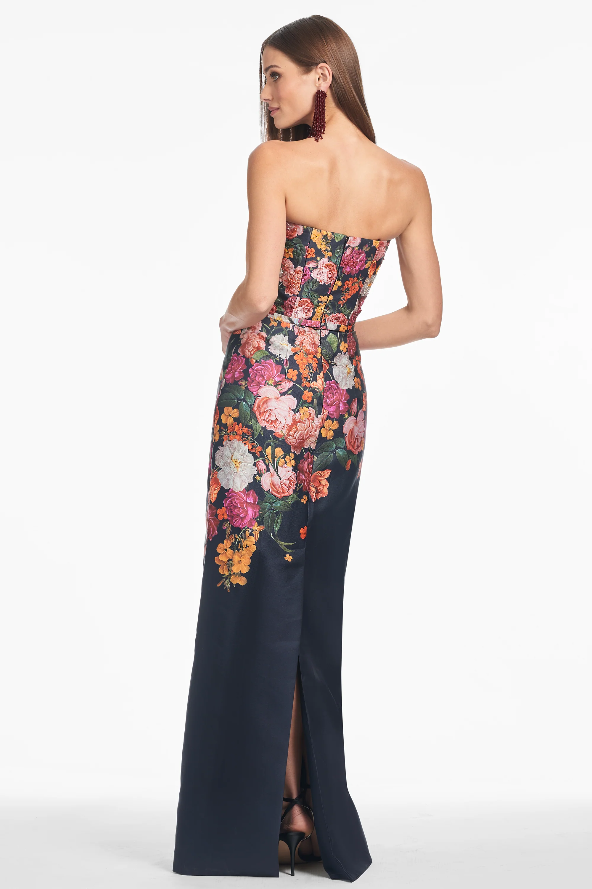 EMBELLISHED SABINE GOWN - MIDNIGHTS MAGIC BLOOMS - FINAL SALE - Image 4