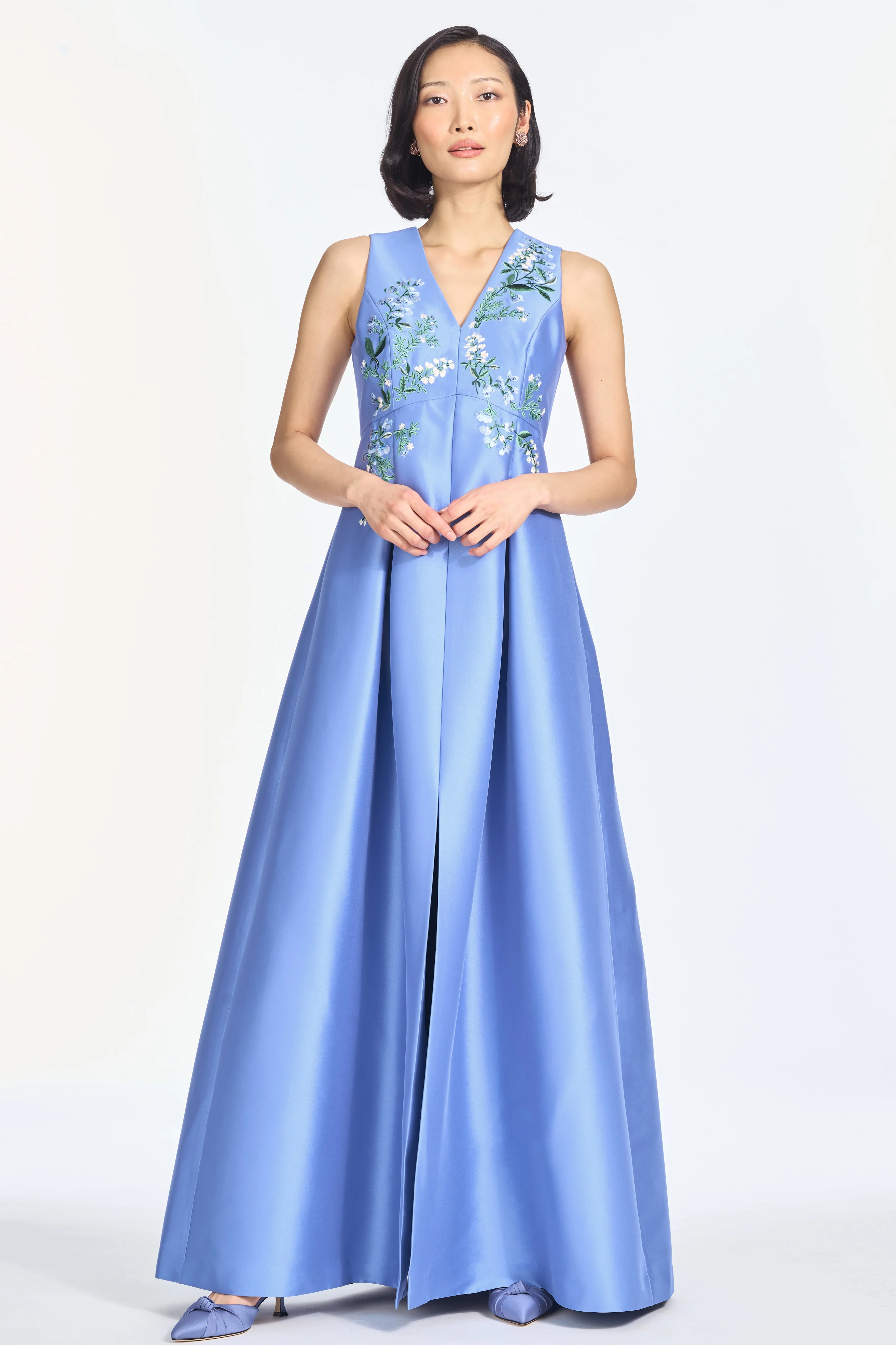 EMBROIDERED BROOKLYNNE GOWN - OPAL - Image 4
