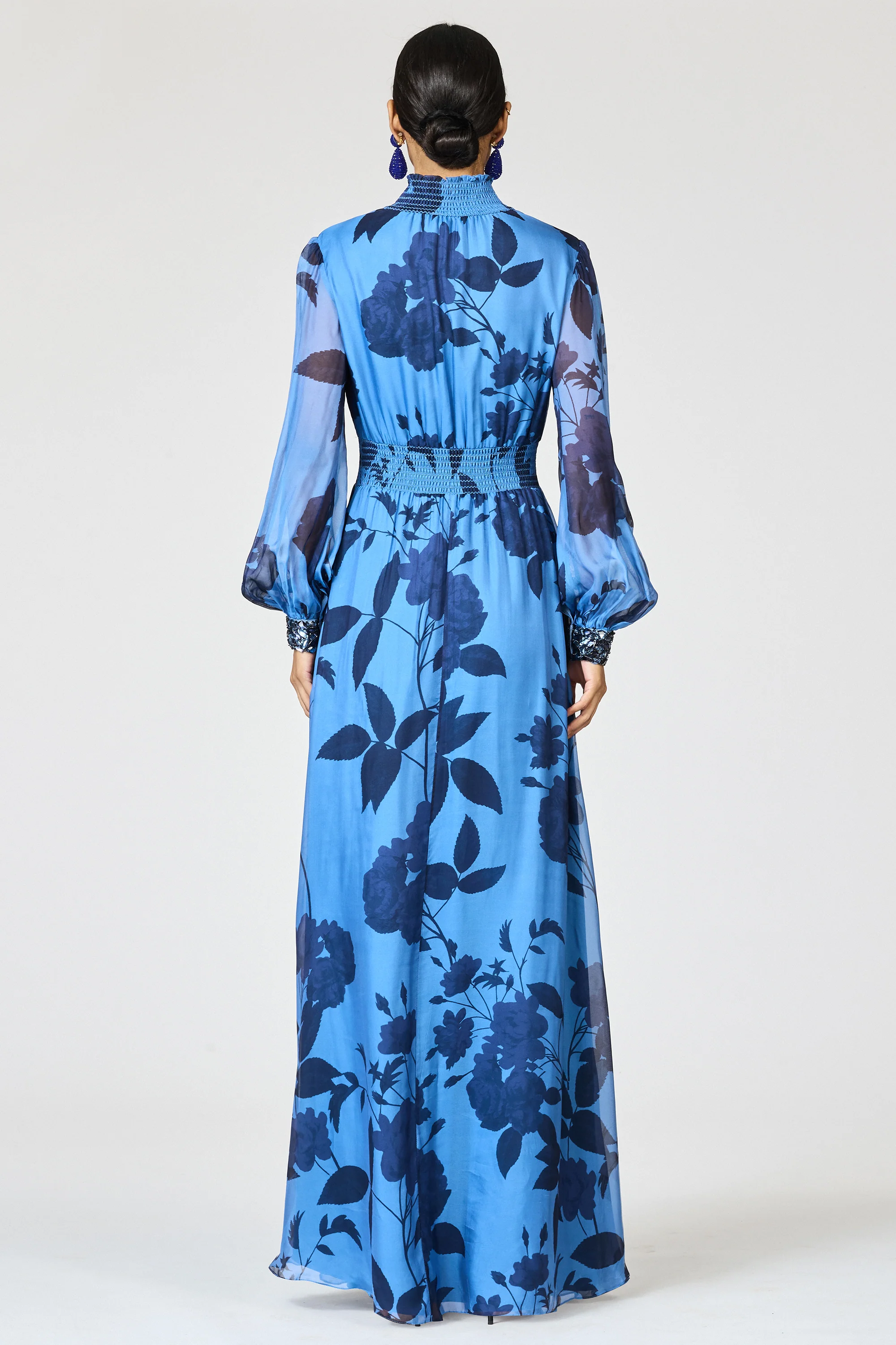 EMBROIDERED CASSANDRA GOWN - CELESTIAL BLOOMS - Image 4