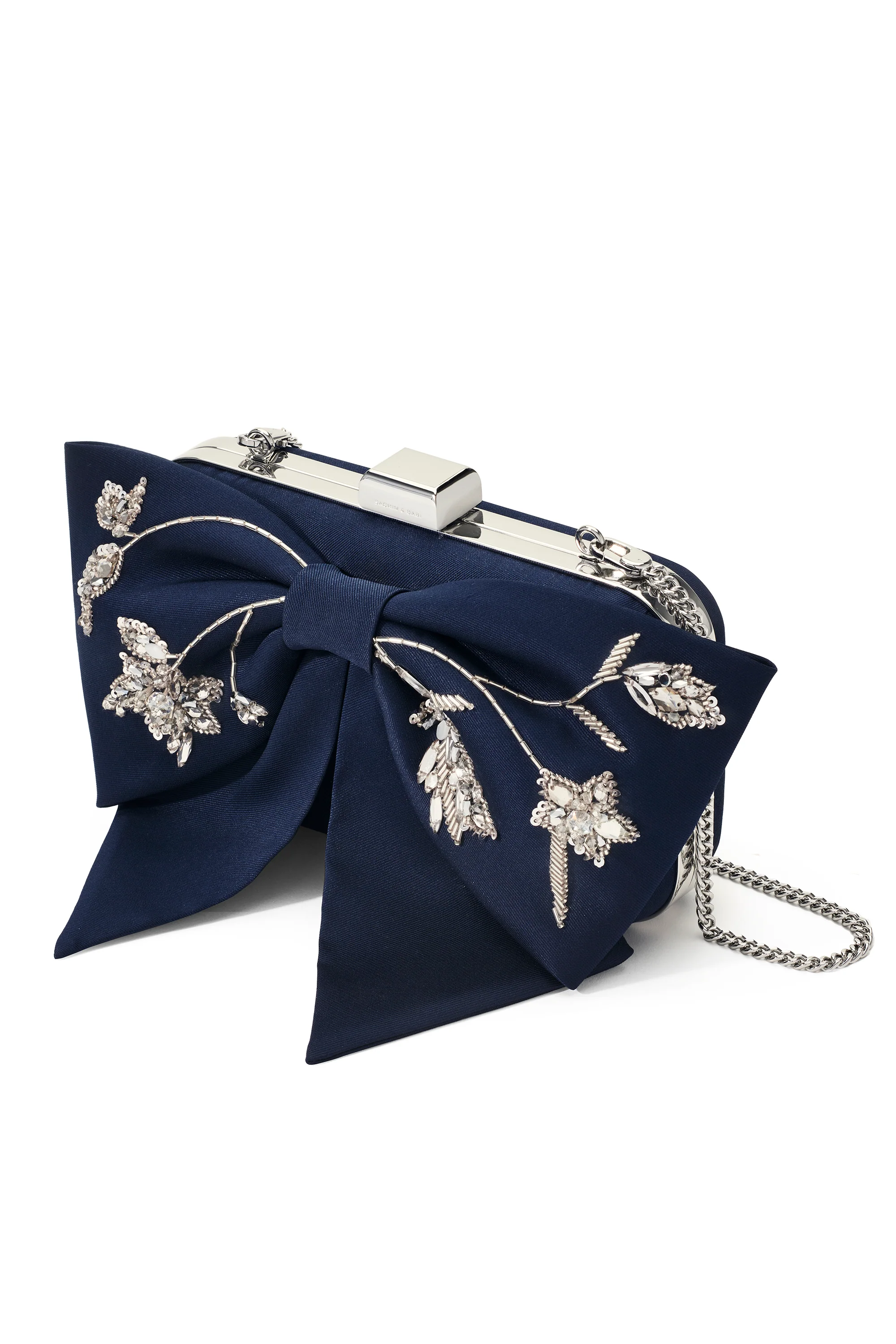 EMBROIDERED CUPIDS CLUTCH - NIGHT SKY - Image 4