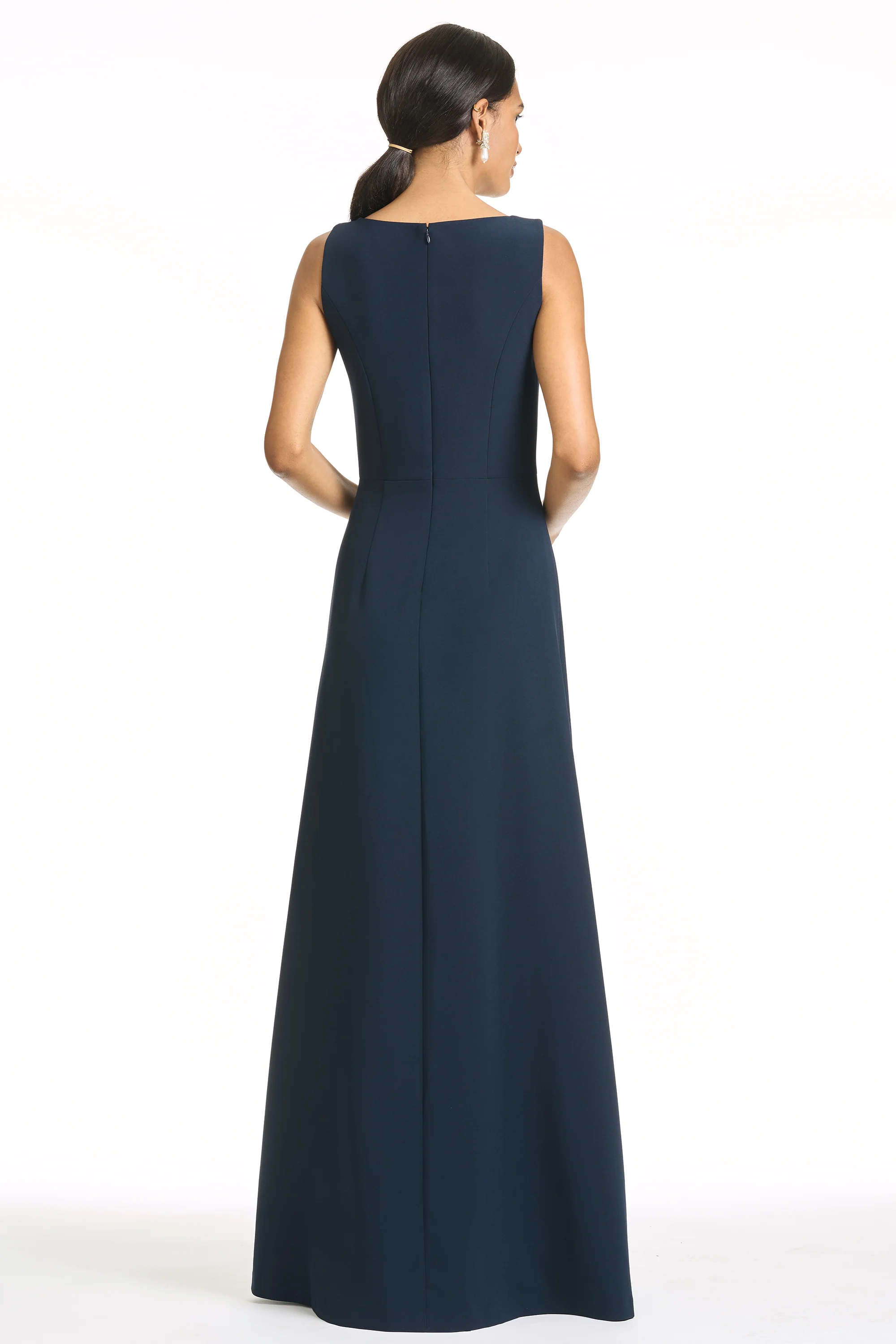 EMBROIDERED DENEE GOWN - MIDNIGHT - Image 5