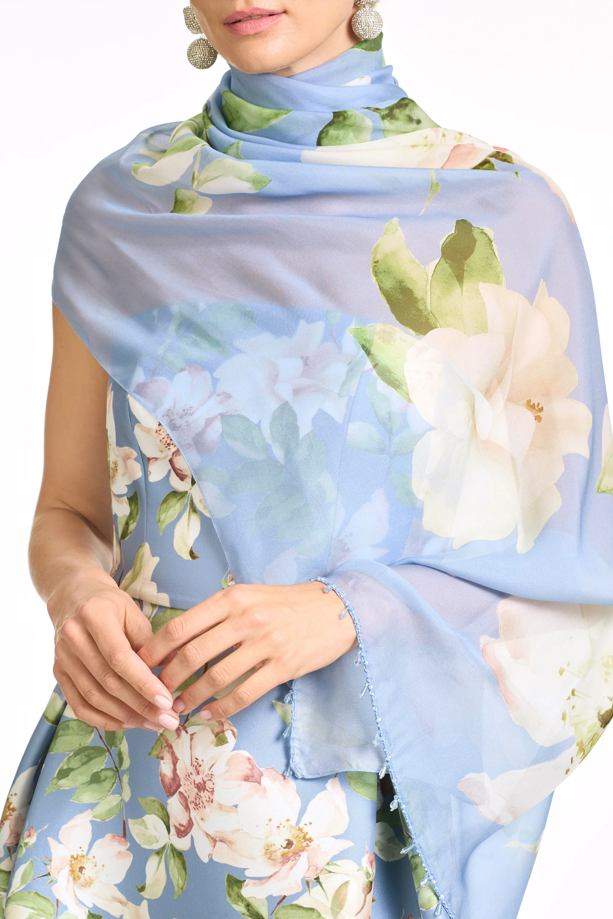 EMBELLISHED EMMY SCARF - TWILIGHT SOIREE
