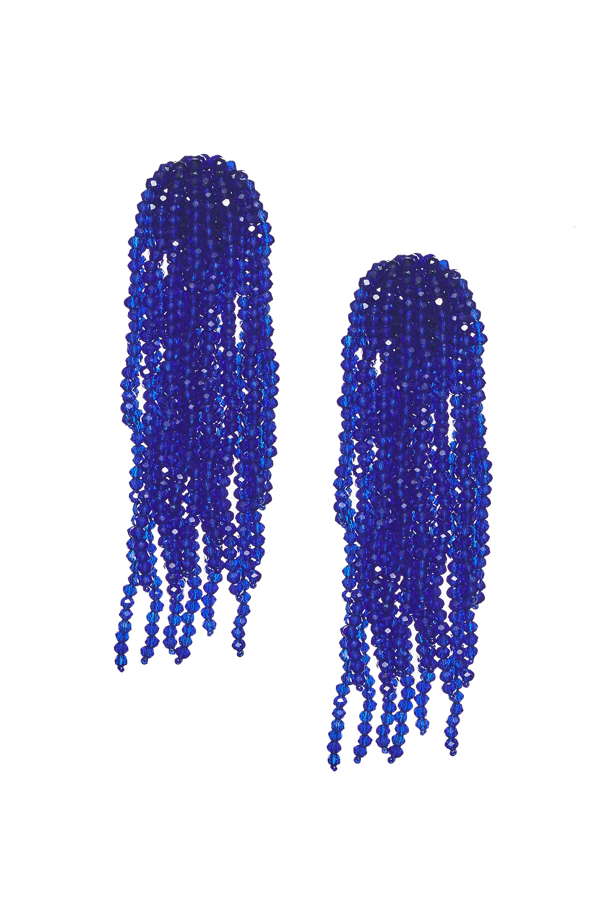 FOUNTAIN EARRINGS - COBALT - Image 2