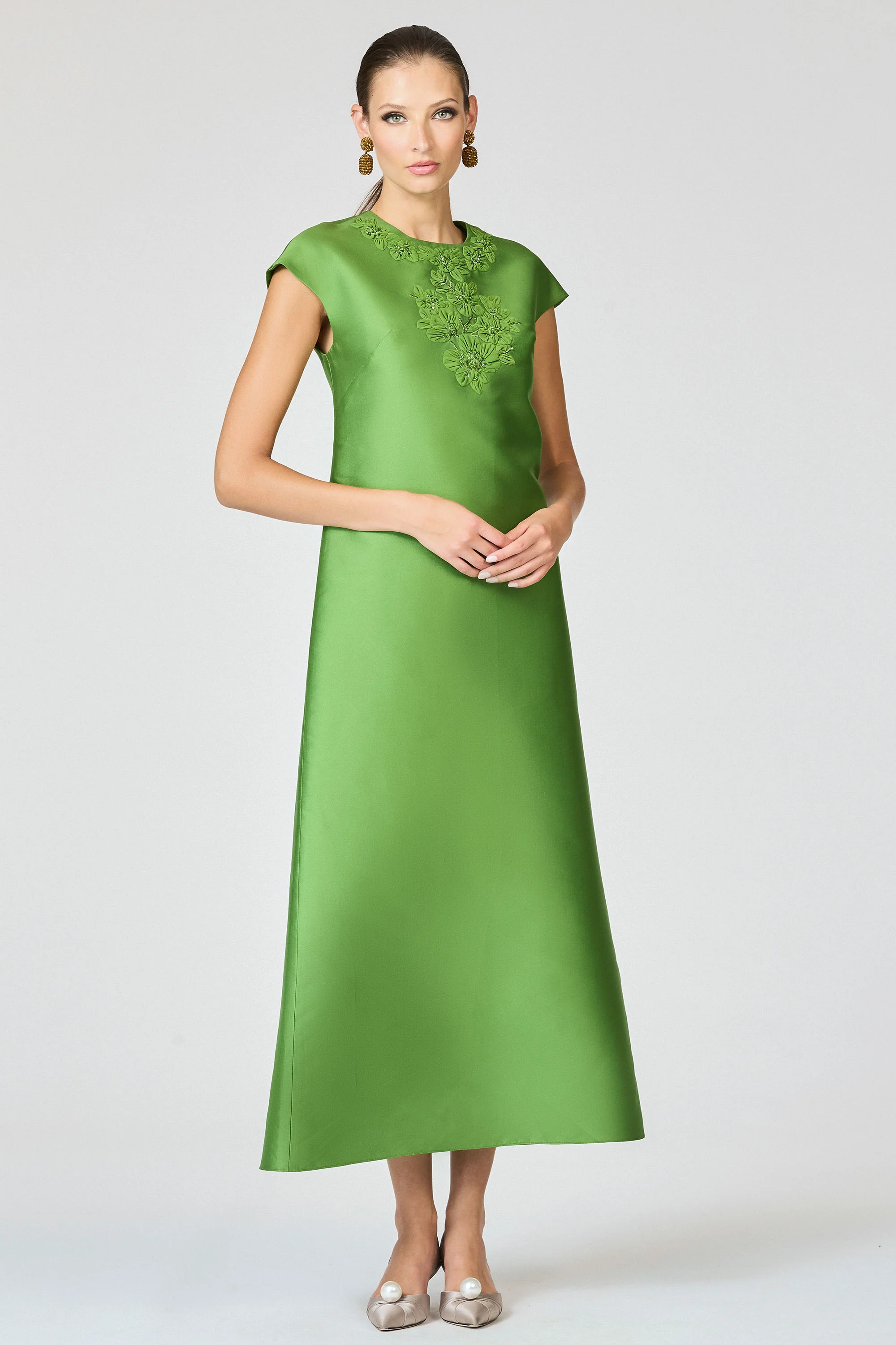 GWENDOLYN GOWN - GREEN GARNET - Image 3